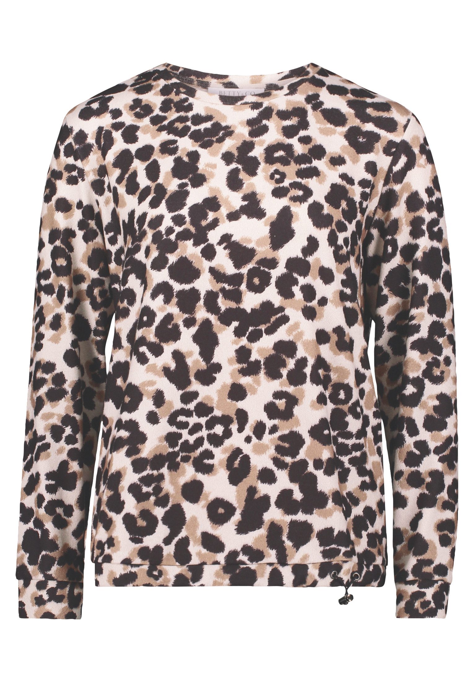 Betty&Co Sweatshirt Damen Casual-Shirt mit Tunnelzug günstig online kaufen