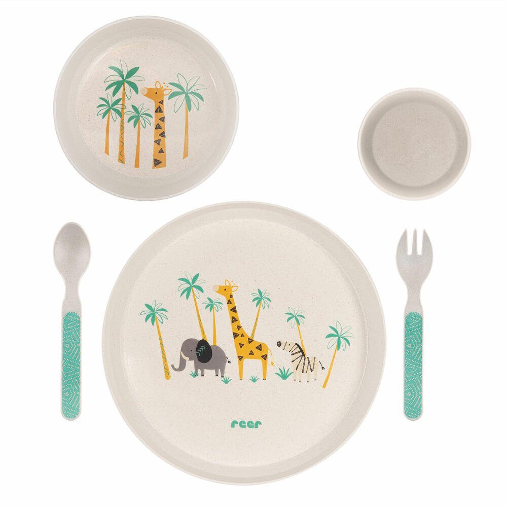 Kindergeschirr-Set Growing WildLife 5-tlg