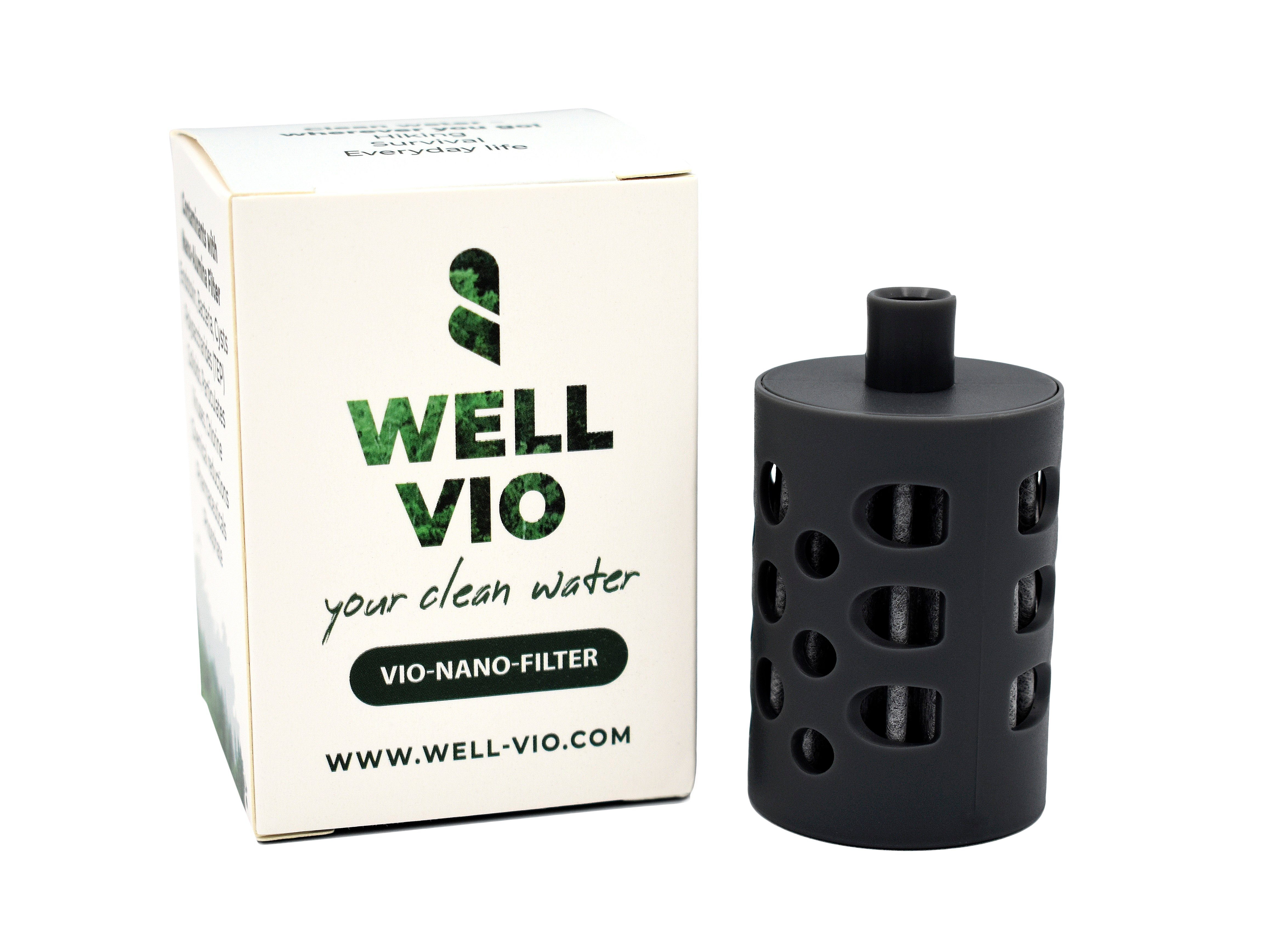 für mit Nano-Al2O3-Technologie, Wasserfilter neuer Filterflasche WELLVIO Ersatzfilter Viobottle Zubehör für Viobottle