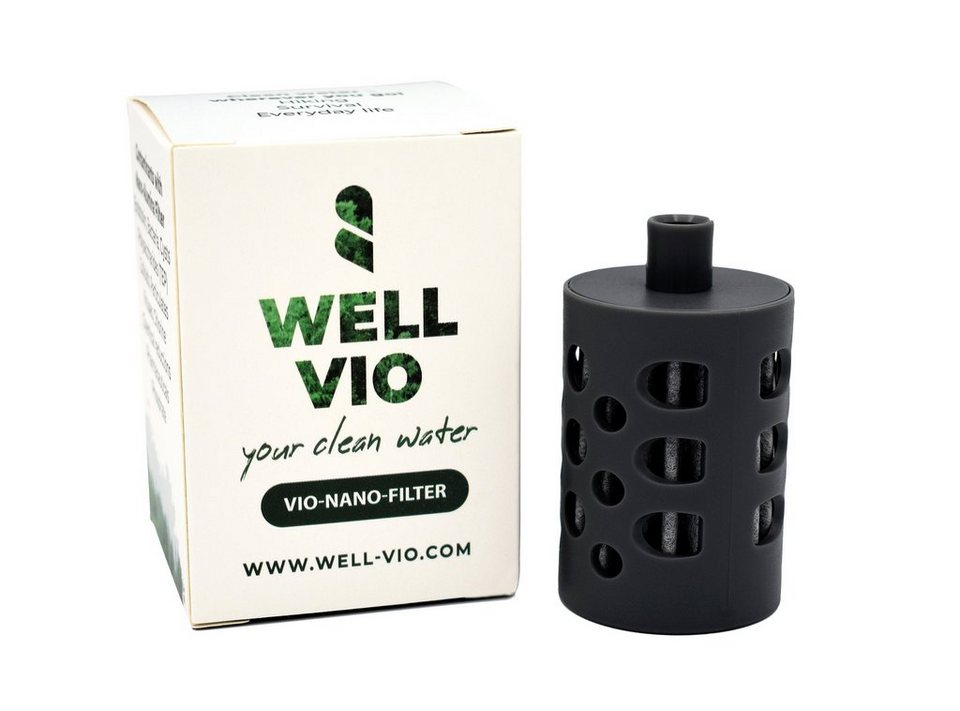 Ersatzfilter neuer Viobottle Nano-Al2O3-Technologie, für mit WELLVIO Viobottle Zubehör für Wasserfilter Filterflasche