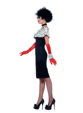 Smiffys Kostüm Cruella d'Evil, Fehlen nur noch eine handvoll Dalmatiner!