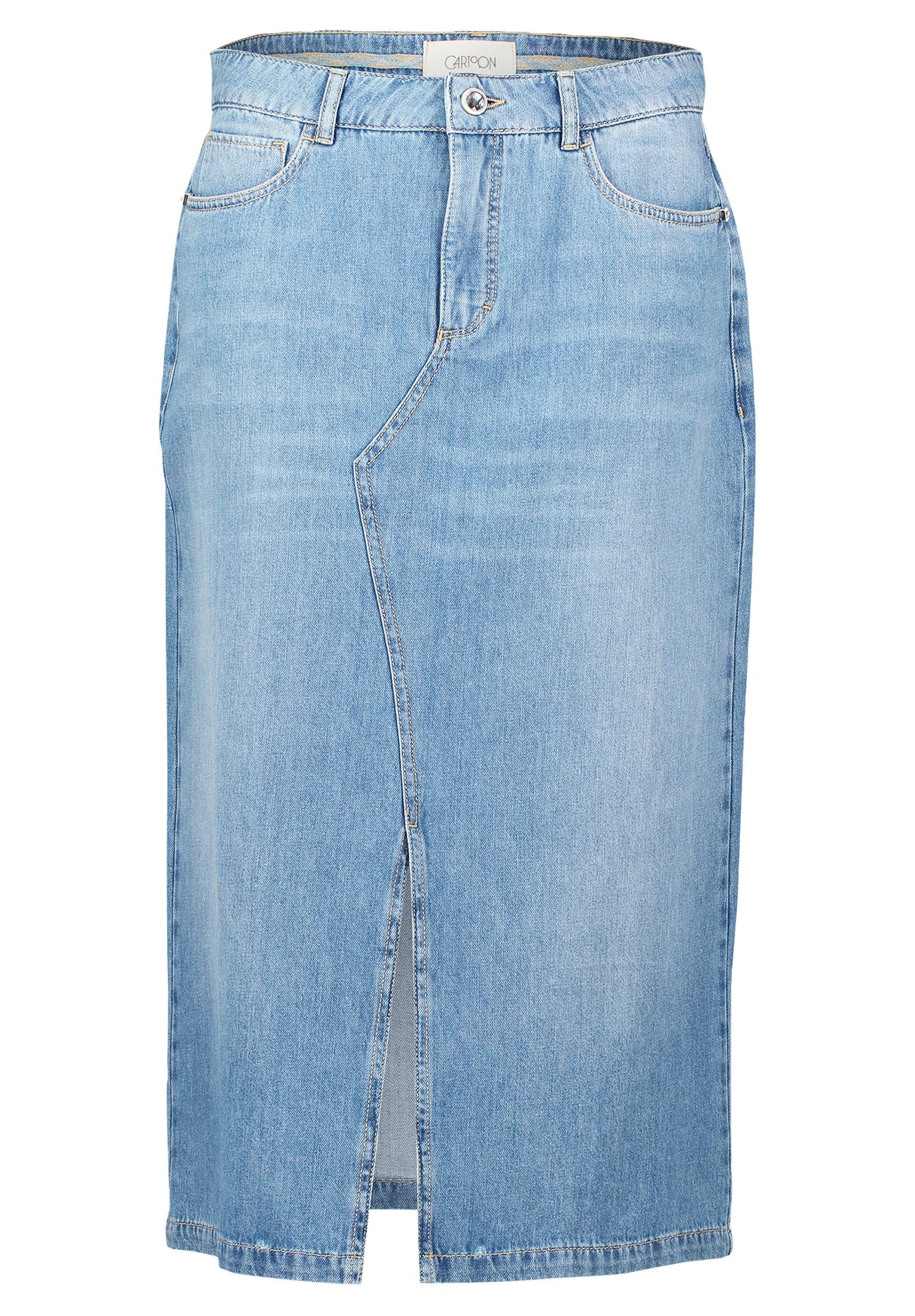 Cartoon Maxirock Cartoon Jeansrock mit Waschung günstig online kaufen