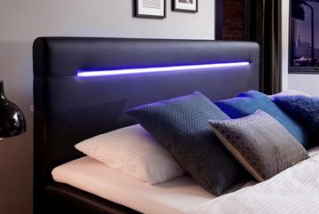 meise.möbel Boxspringbett Lights, mit LED Beleuchtung, wahlweise mit Bettkasten