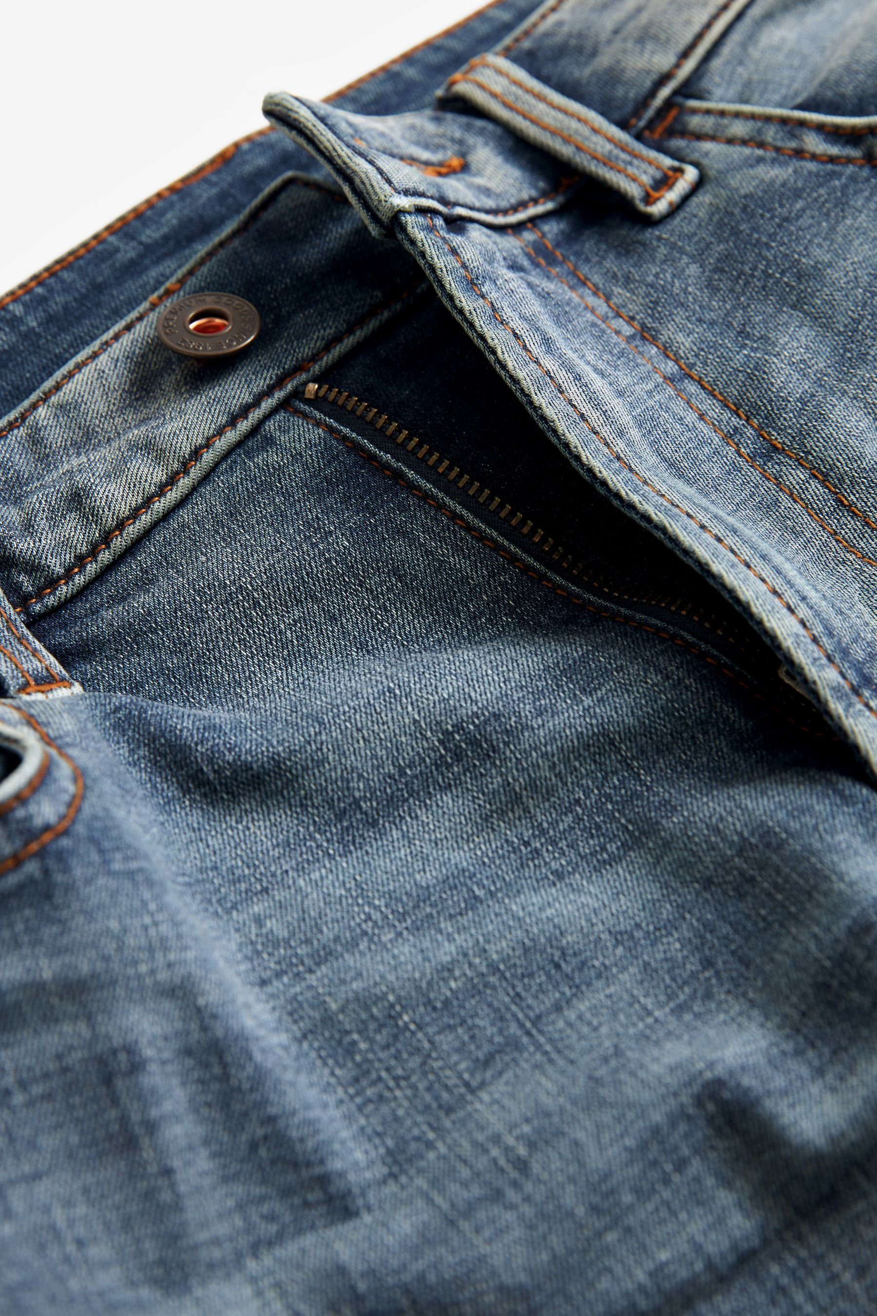 Next Slim-fit-Jeans Motionflex Slim (1-tlg) Jeans Vintage Light Blue 