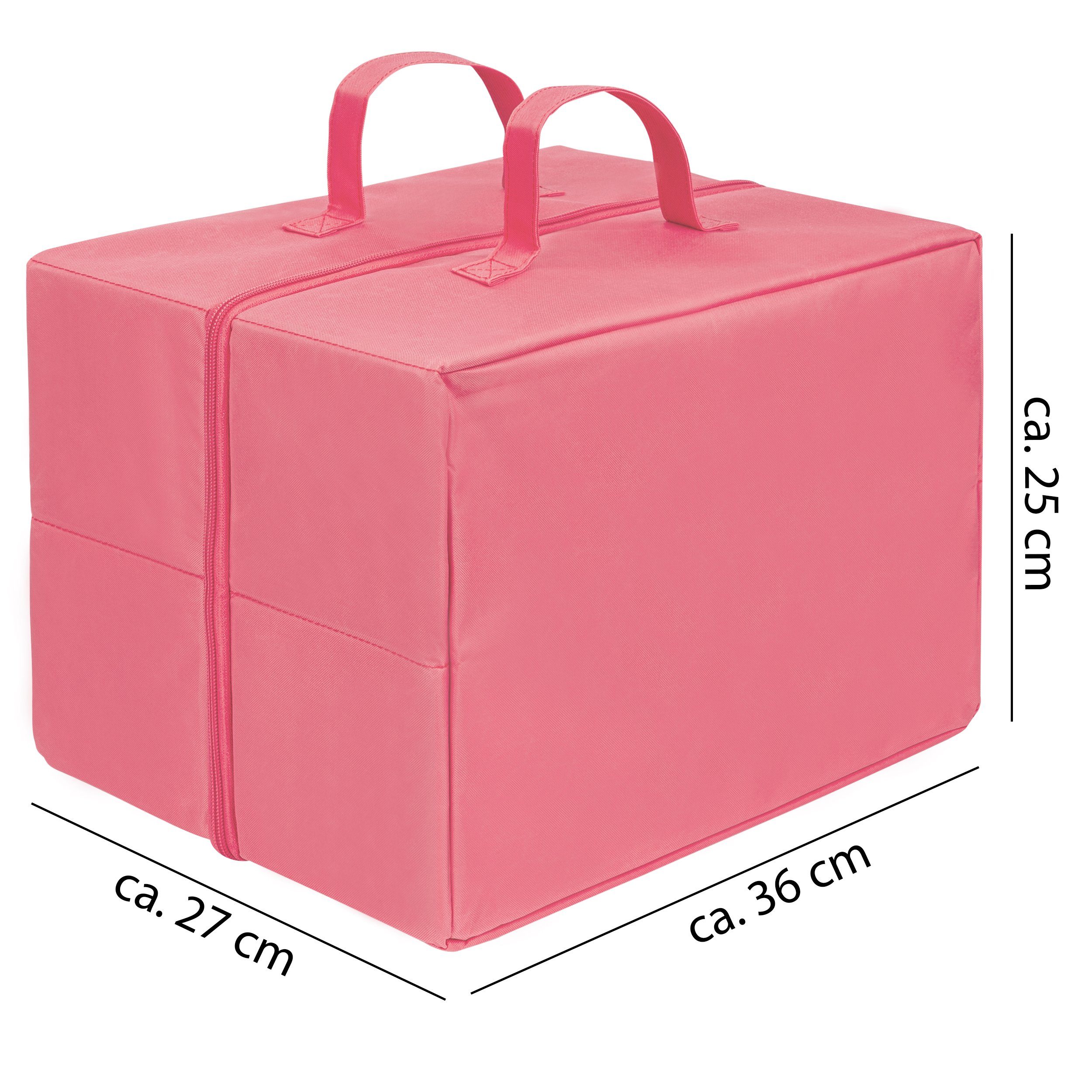 Aufbewahrungsbox, ONVAYA Multifunktions-Organizer, Aufbewahrungstasche rosa,klein Organizer