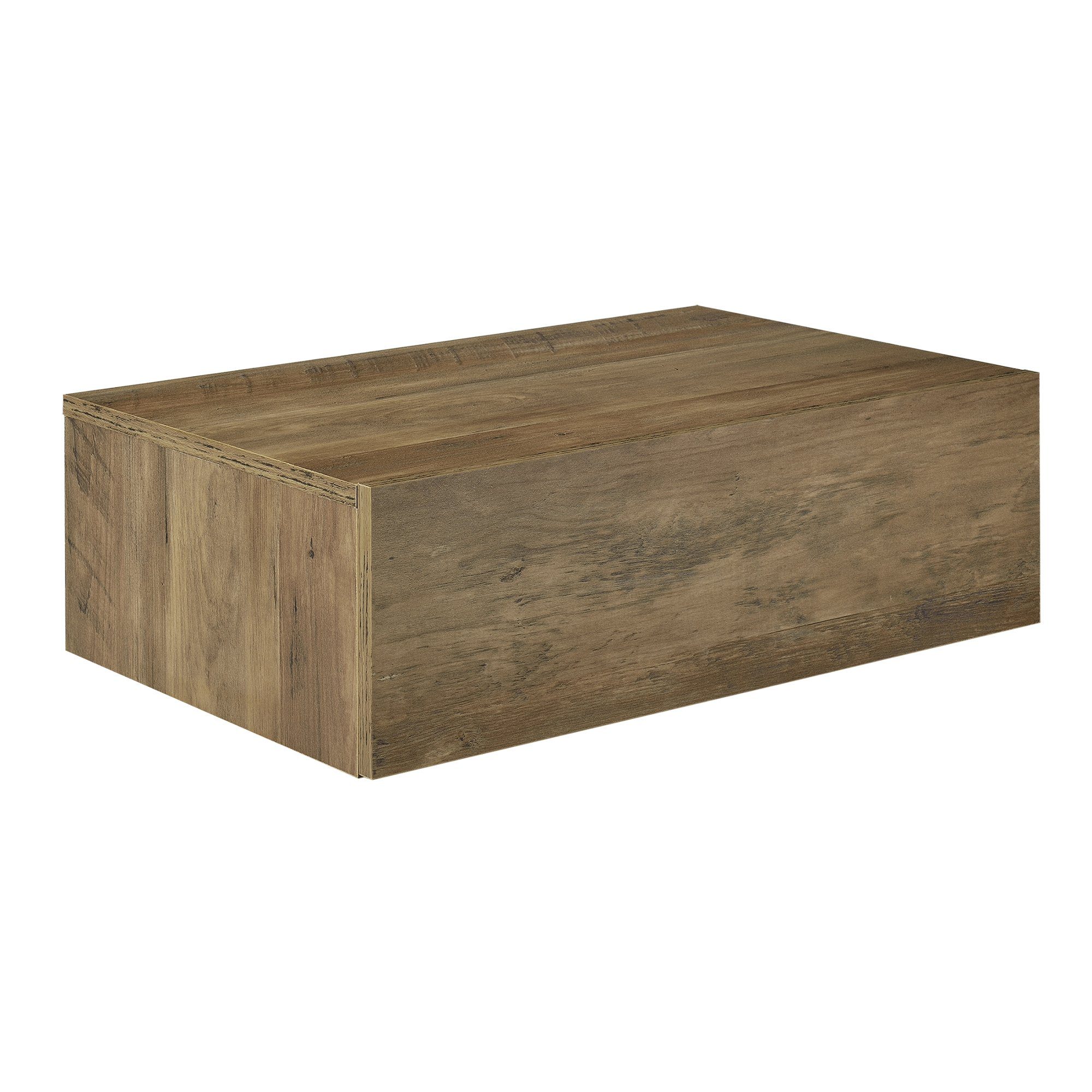 en.casa Nachtschrank »Oslo« in 2er Set mit Schublade 46x30x15cm Holzfarben – Bild 5 von 5