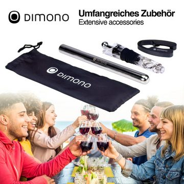 Dimono Outdoor-Flaschenkühler Wein-Kühlstab, 4-in-1 Premium Flaschenkühler