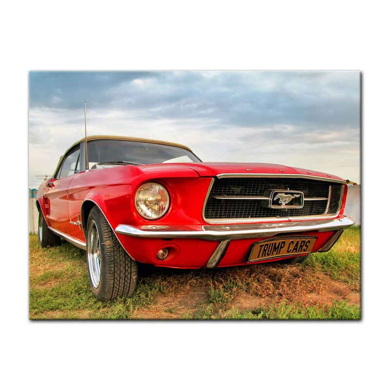 Bilderdepot24 Leinwandbild Mustang, Fahrzeuge