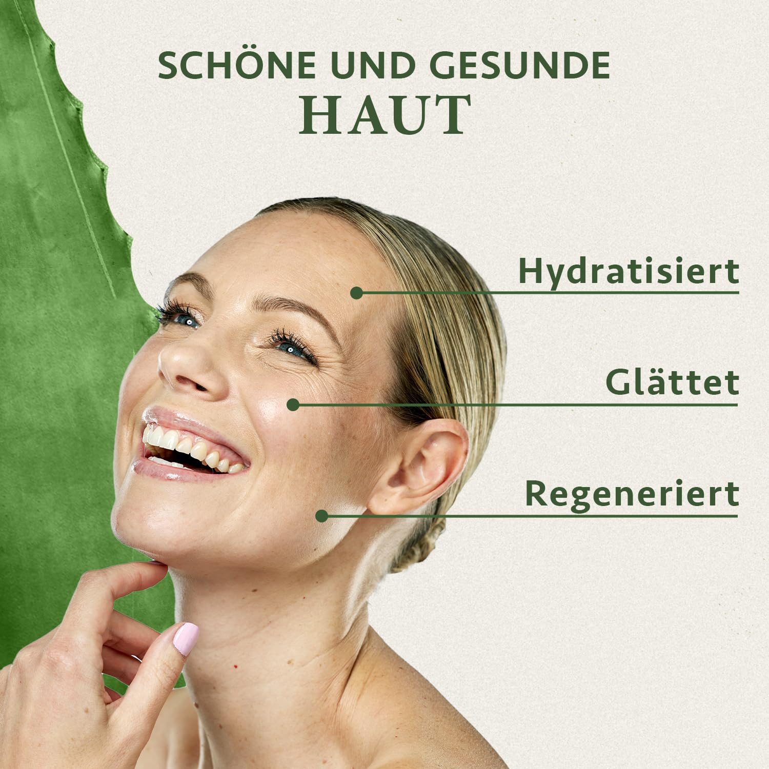 Satin Naturel Gesichtsserum Oligo-Hyaluronsäure Anti Aging & Anti Falten Serum, 50 ml, 1-tlg.
