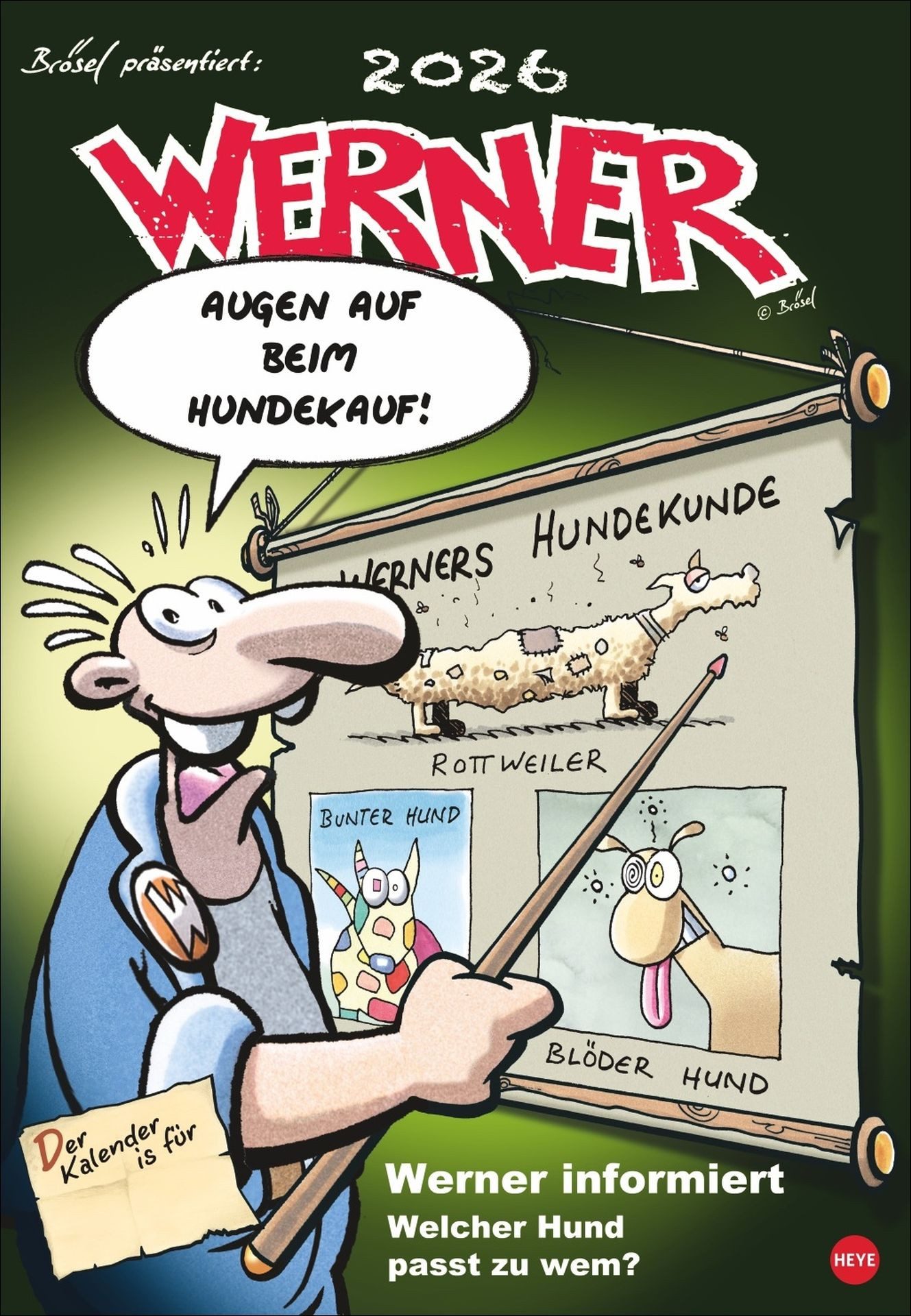 Athesia Kalenderverlag Wandkalender Werner Kalender 2026