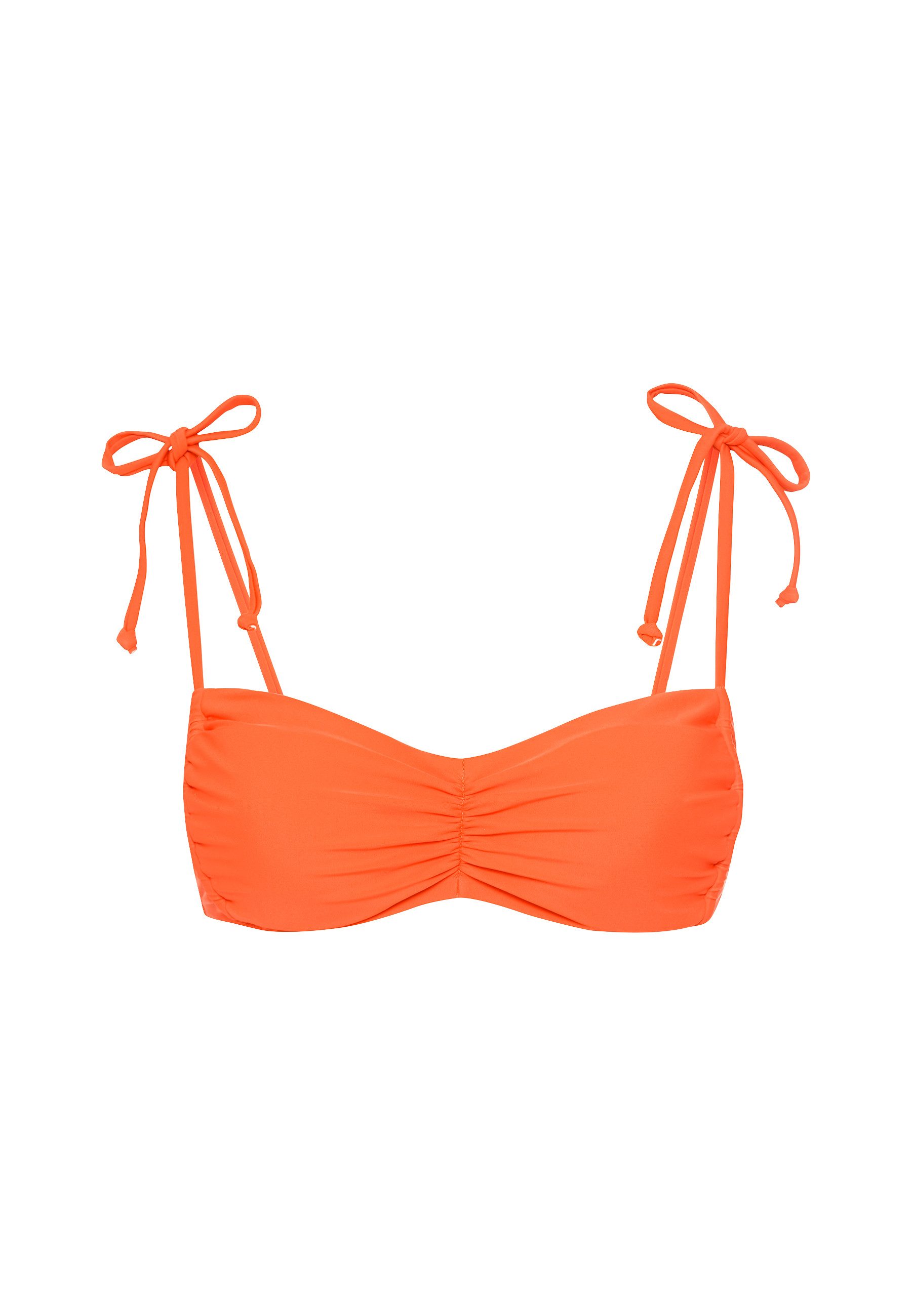 LSCN by LASCANA Bandeau-Bikini-Top Gina, mit modischen Raffungen