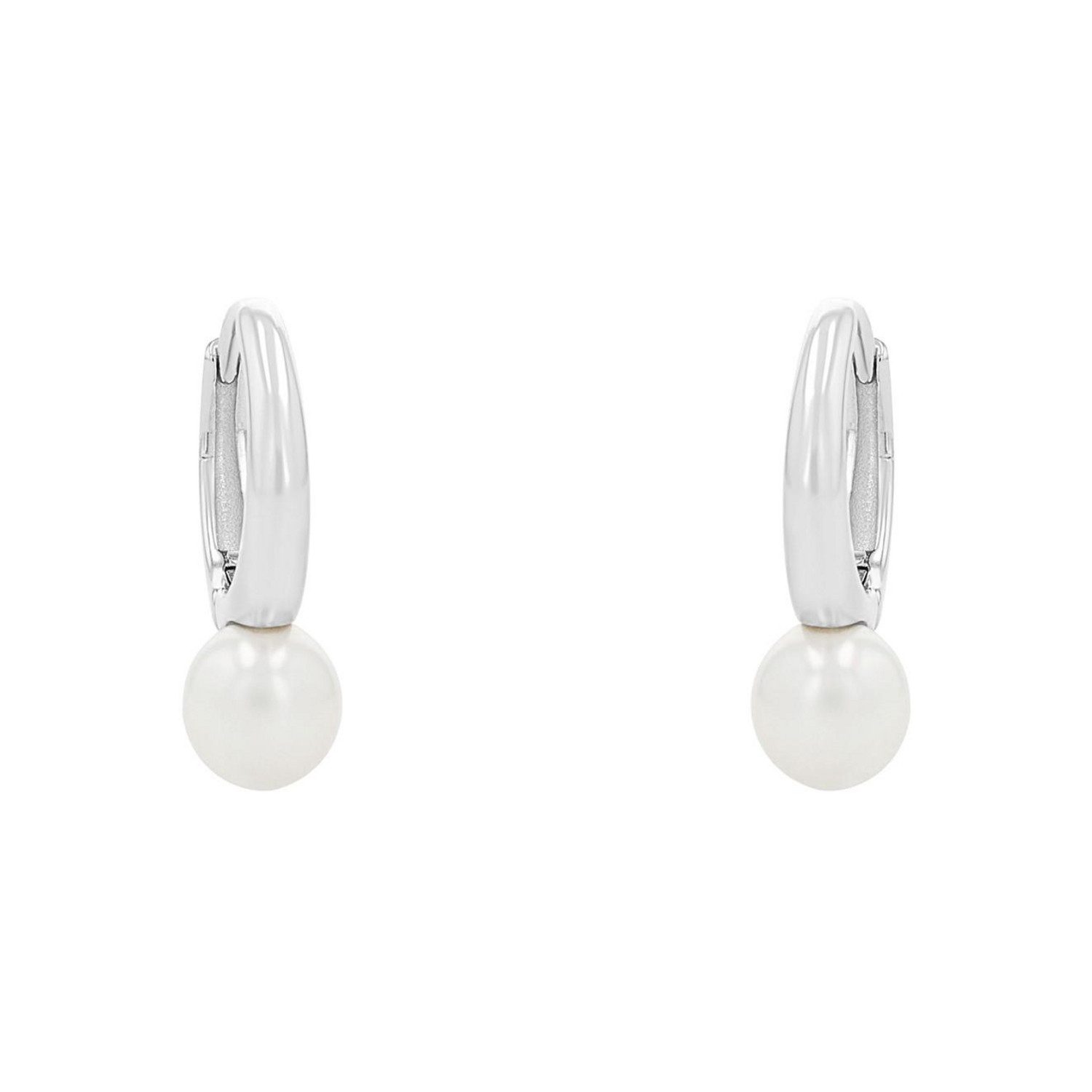 Amor Paar Creolen Schmuck Geschenk, Perle, mit Muschelkernperle