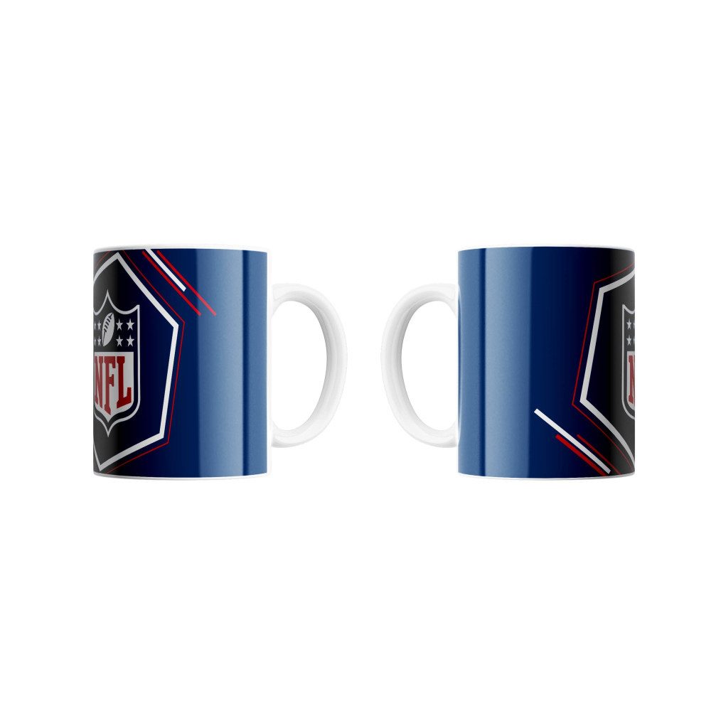 NFL Shield Becher NFL Tasse Hexagon, Keramik