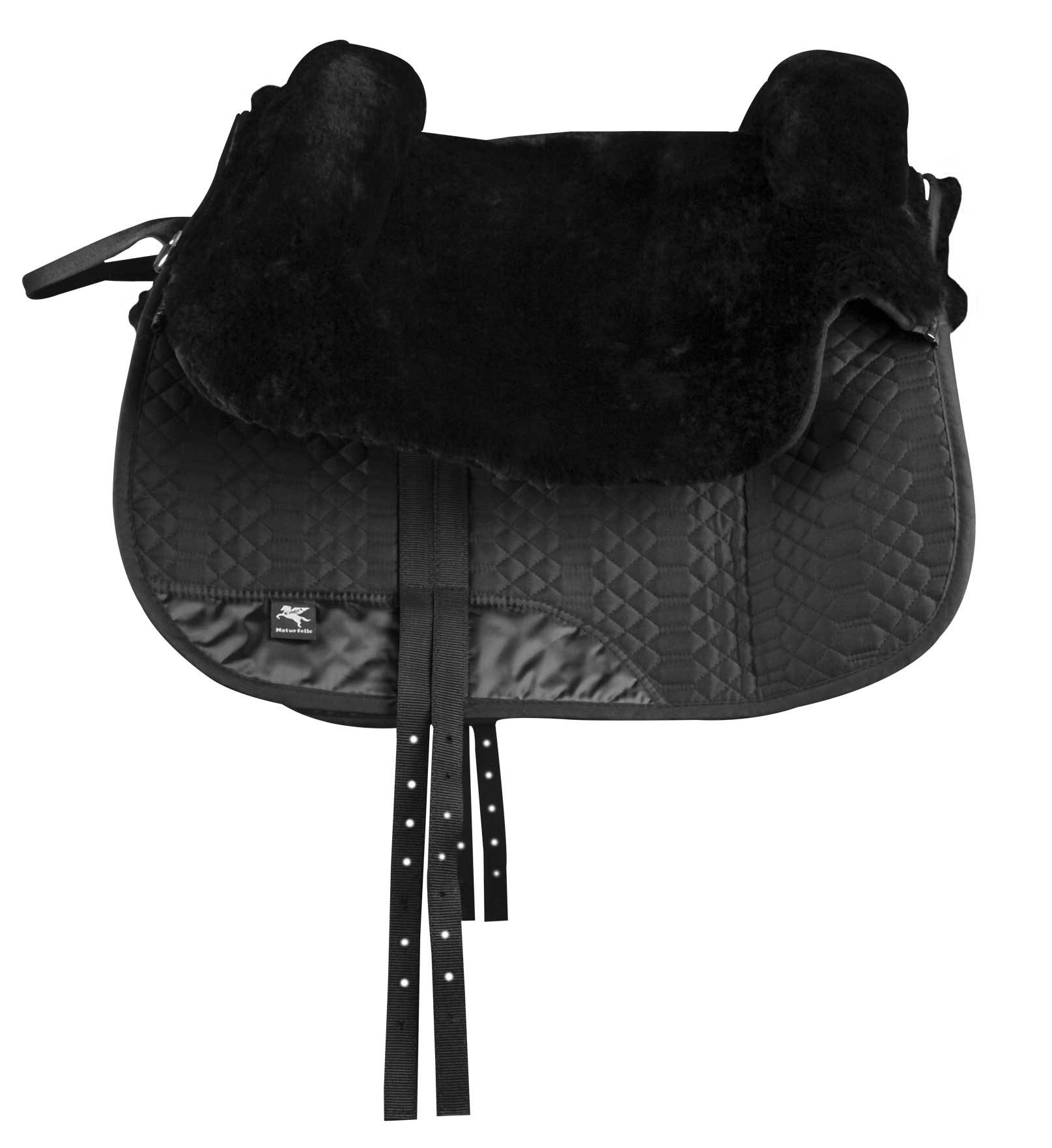 Engel Reitsport Dressursattel Fellsattel aus echtem Lammfell und robustem Steppstoff aufpolsterbar, (1-St)