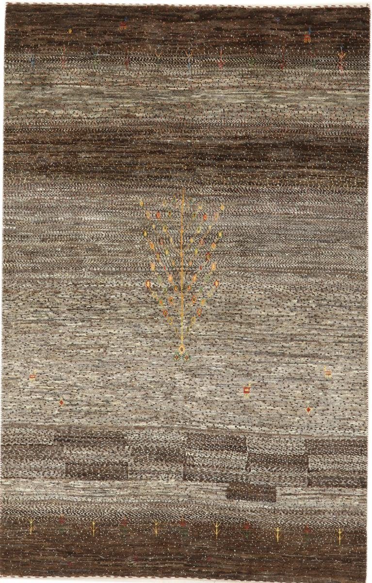 Orientteppich Perser Gabbeh Loribaft Nature 117x183 Handgeknüpfter Moderner, Nain Trading, rechteckig, Höhe: 12 mm