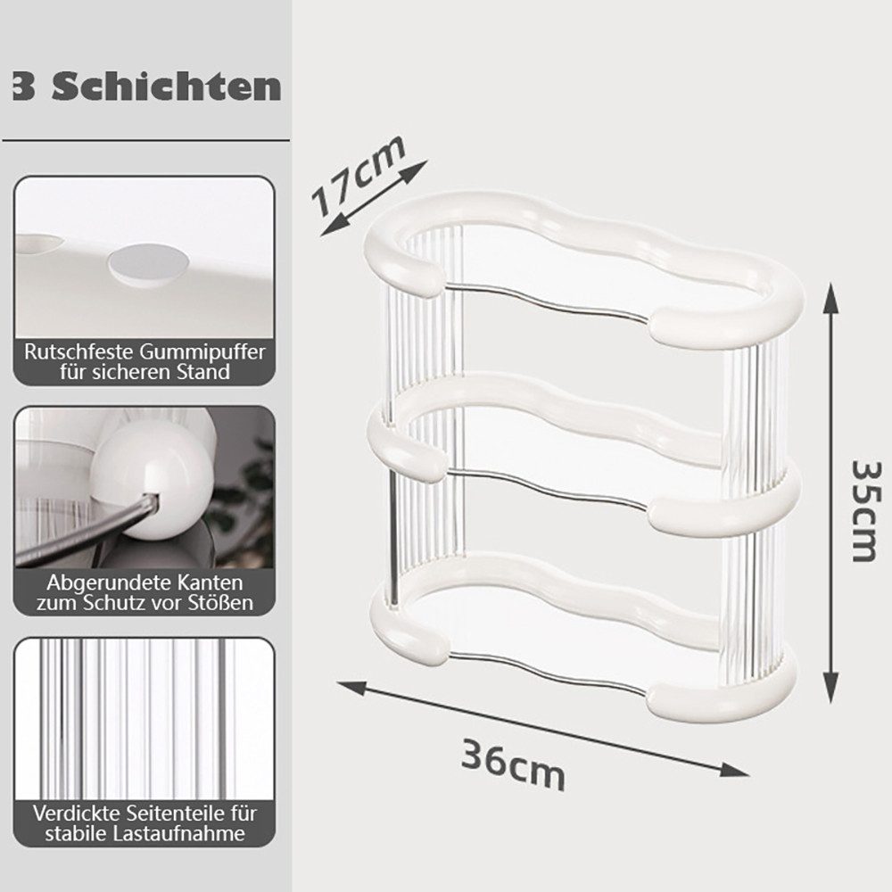 Make-Up Organizer Kosmetik Organizer, Hautpflege Organizer für Badezimmer