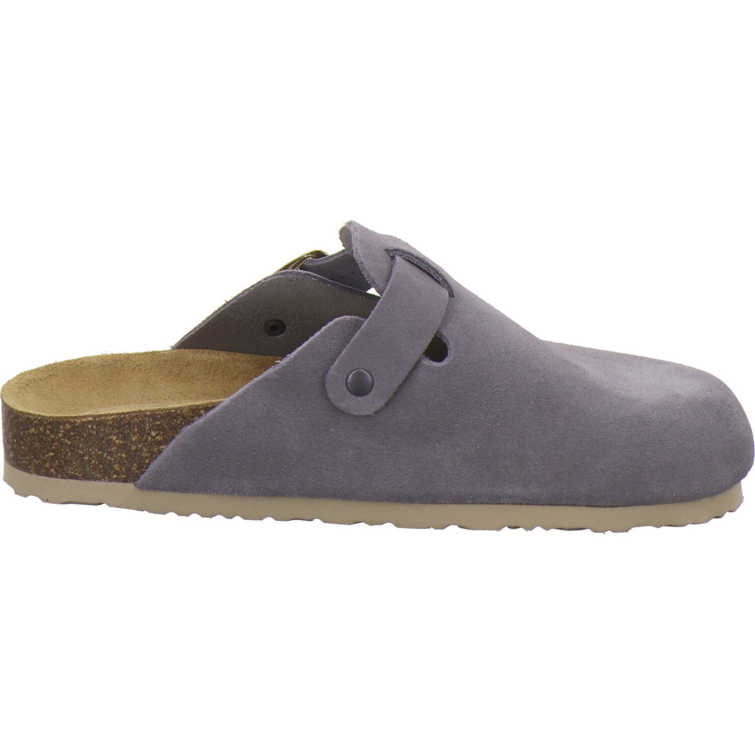 AFS-Schuhe 290083 Clogs Pantolette für Damen aus Leder mit Fußbett, Hausschuhe Made in Germany