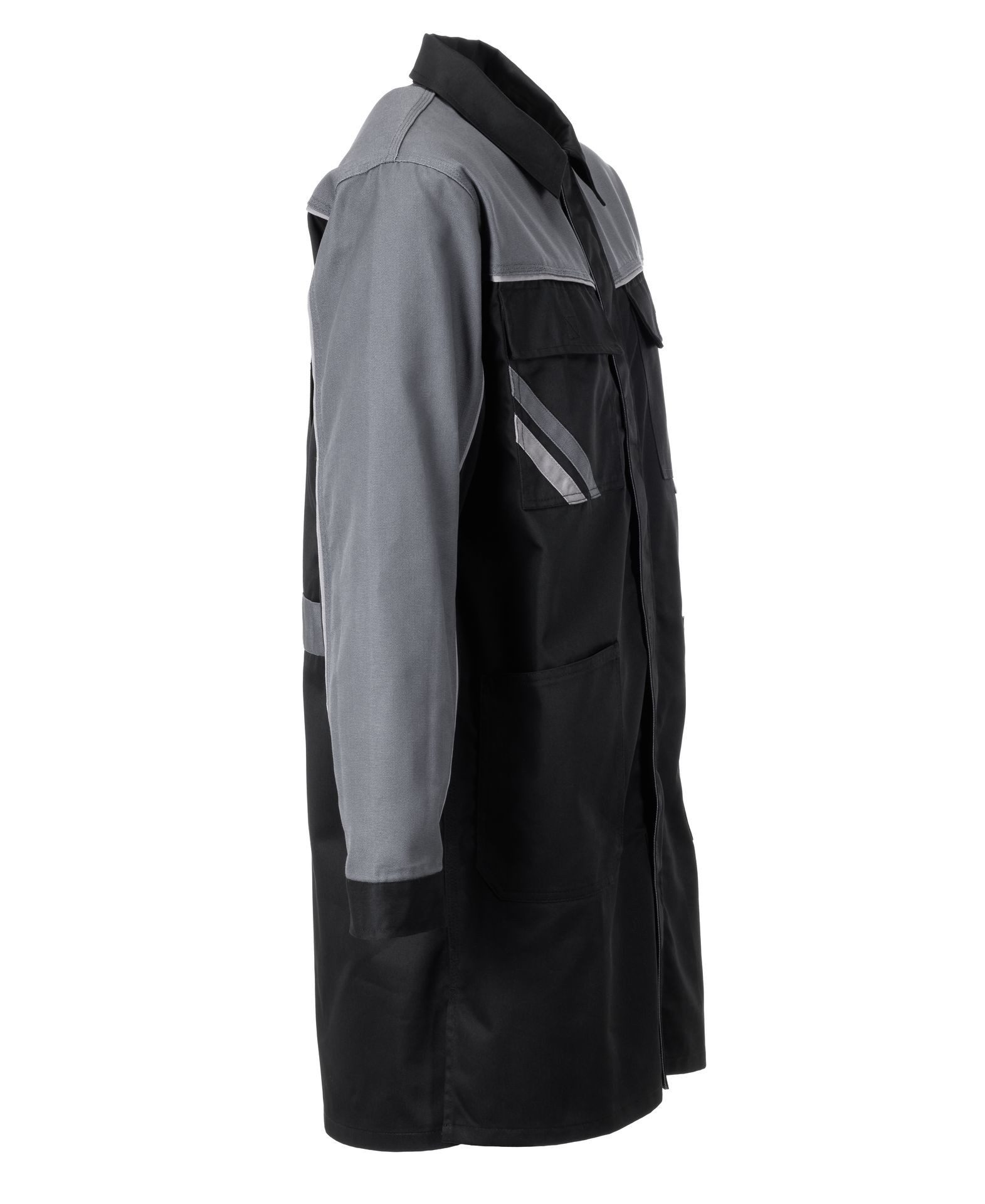 Planam Arbeitsjacke PLANAM Herren Berufsmantel HIGHLINE Schwarz/Schiefer/Zink 42