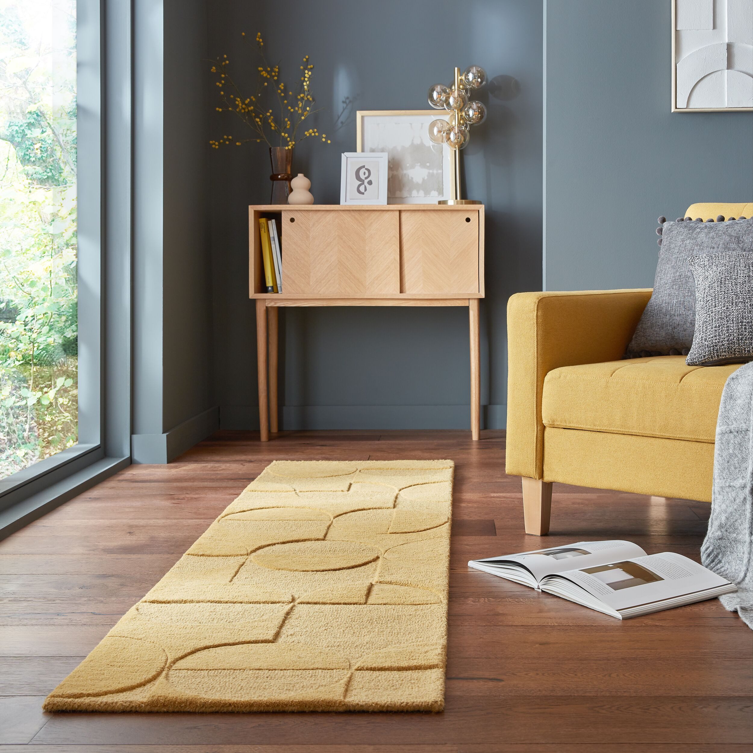 KADIMA DESIGN Wollteppich Eleganter Wollteppich DEBEN günstig online kaufen