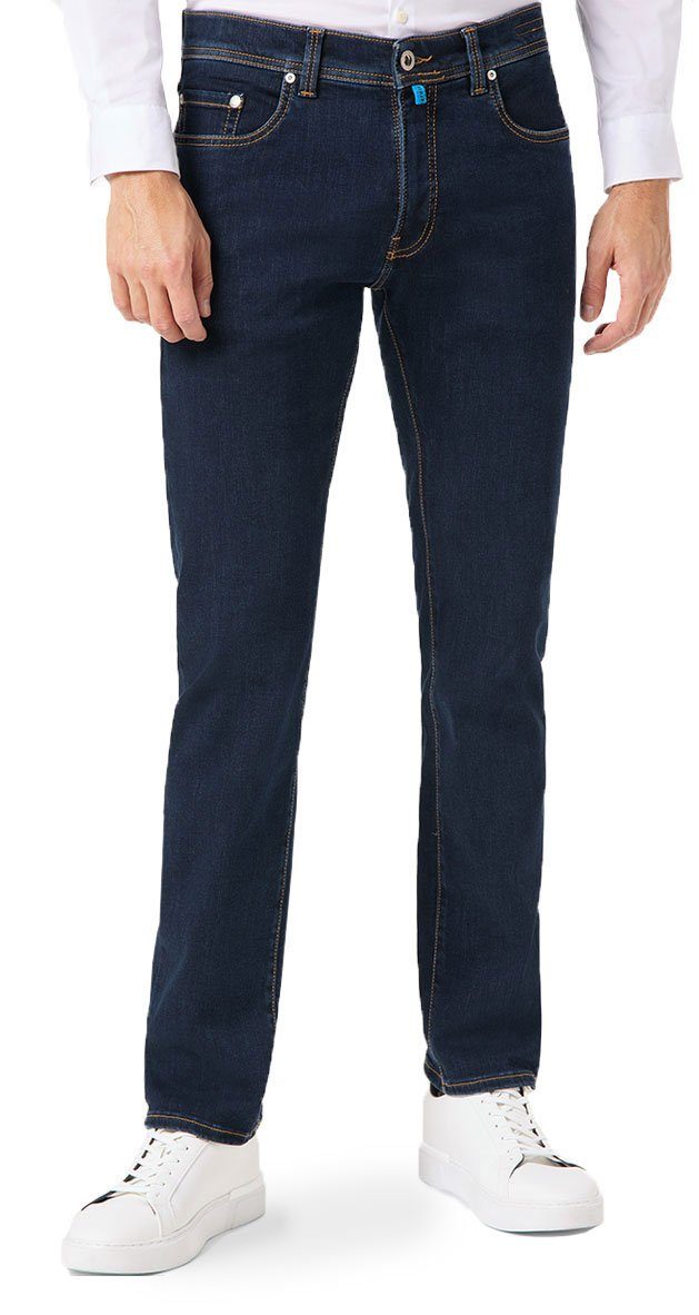 Tapered Lyon blue 5-Pocket-Jeans Cardin Pierre Futureflex dark