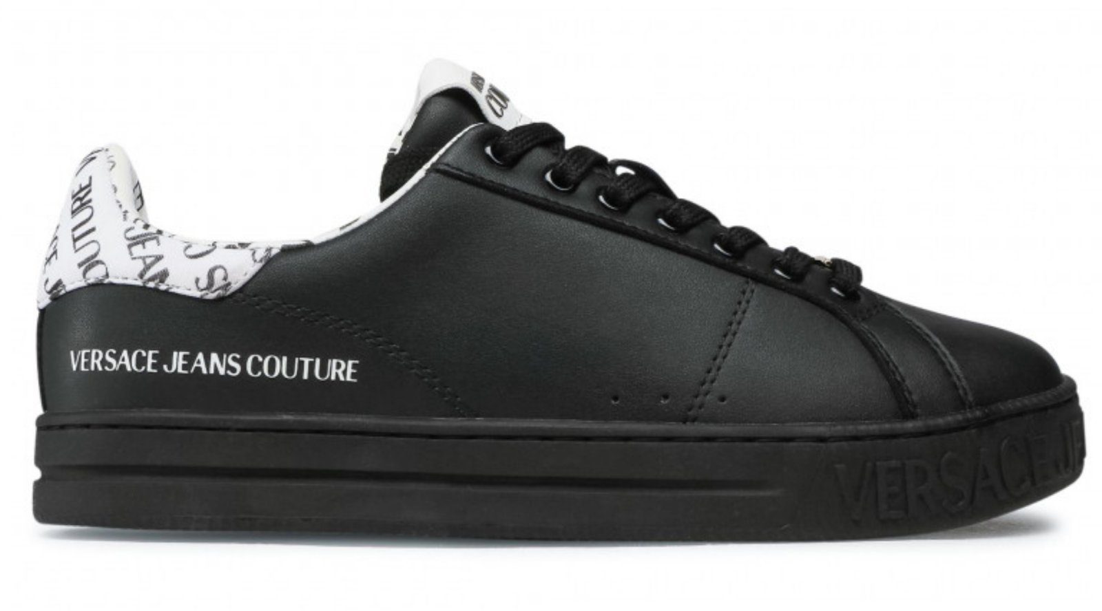 Versace JEANS COUTURE Multi Logo Trainers Low-Top Sneakers Schuhe Sho Sneaker