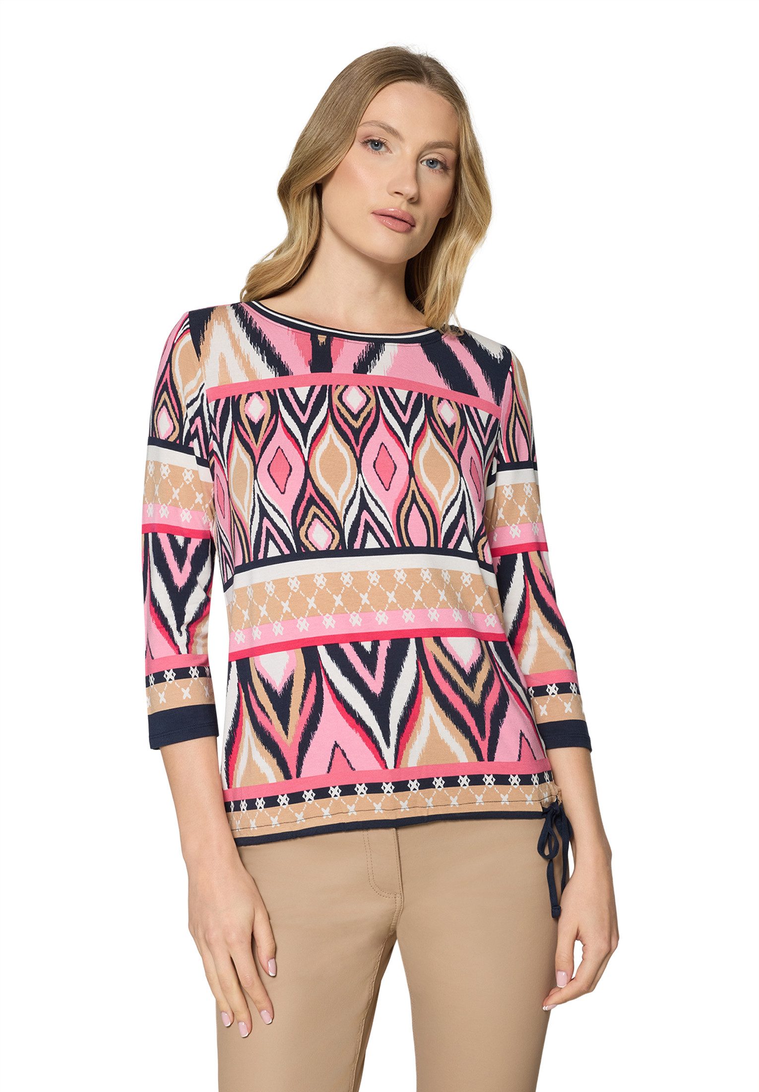 Betty Barclay 3/4-Arm-Shirt Damen mit Tunnelzug (1-tlg)