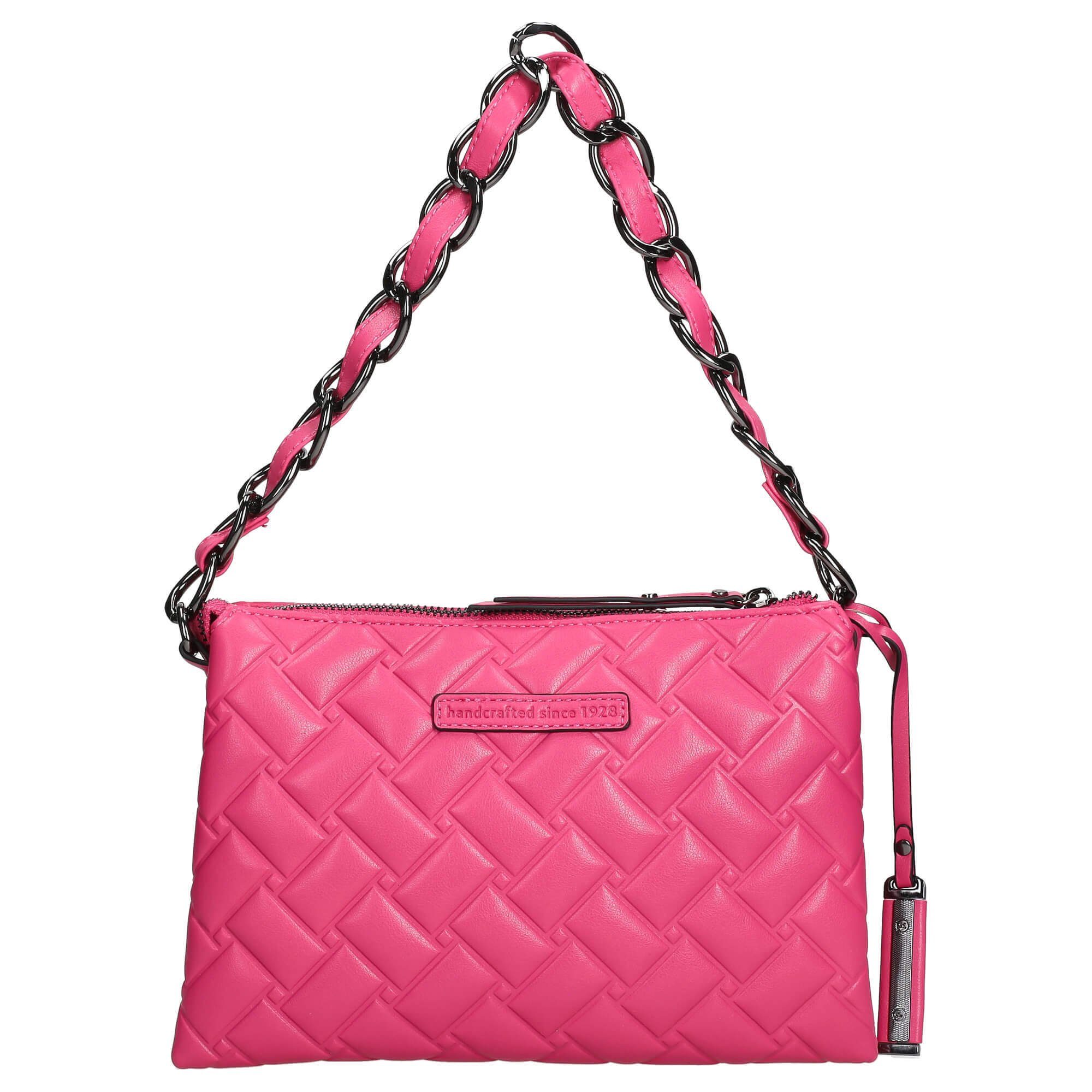 Tres Umhängetasche Synthetik cm pink 26 - (1-tlg) Chic Schultertasche Picard