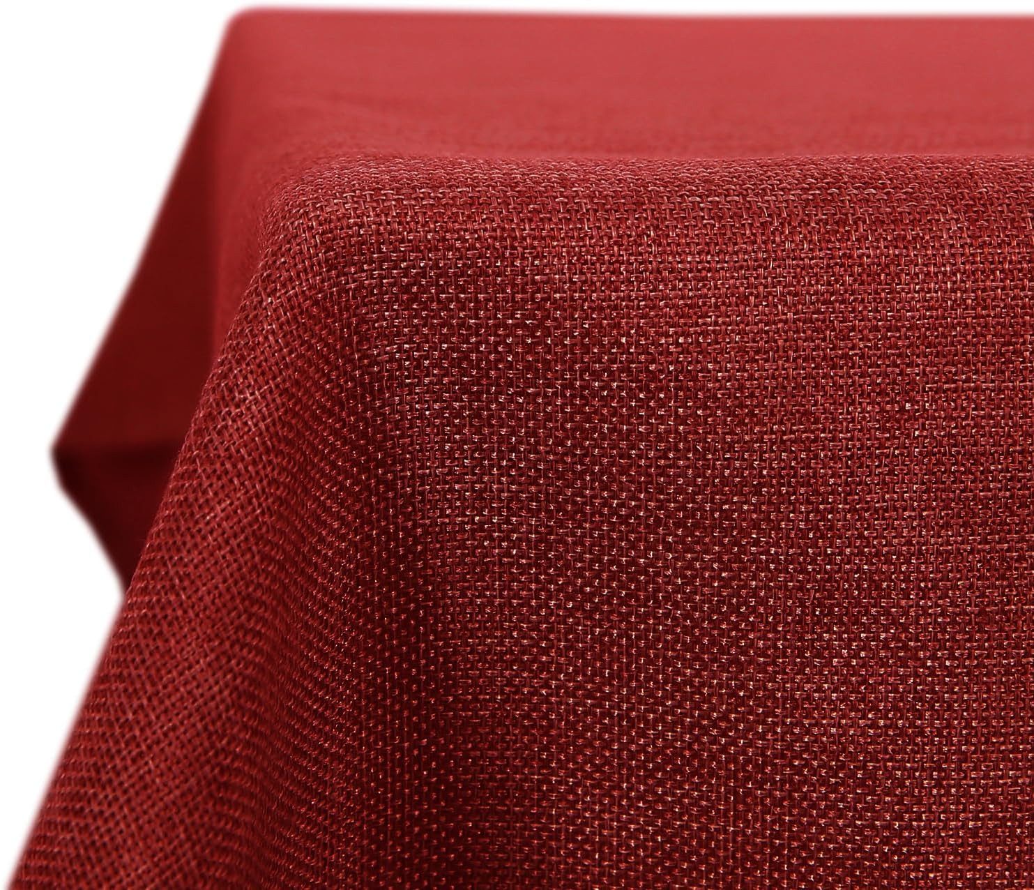Deconovo Tischdecke Leinenoptik Tischwäsche Wasserabweisend Tischtuch günstig online kaufen