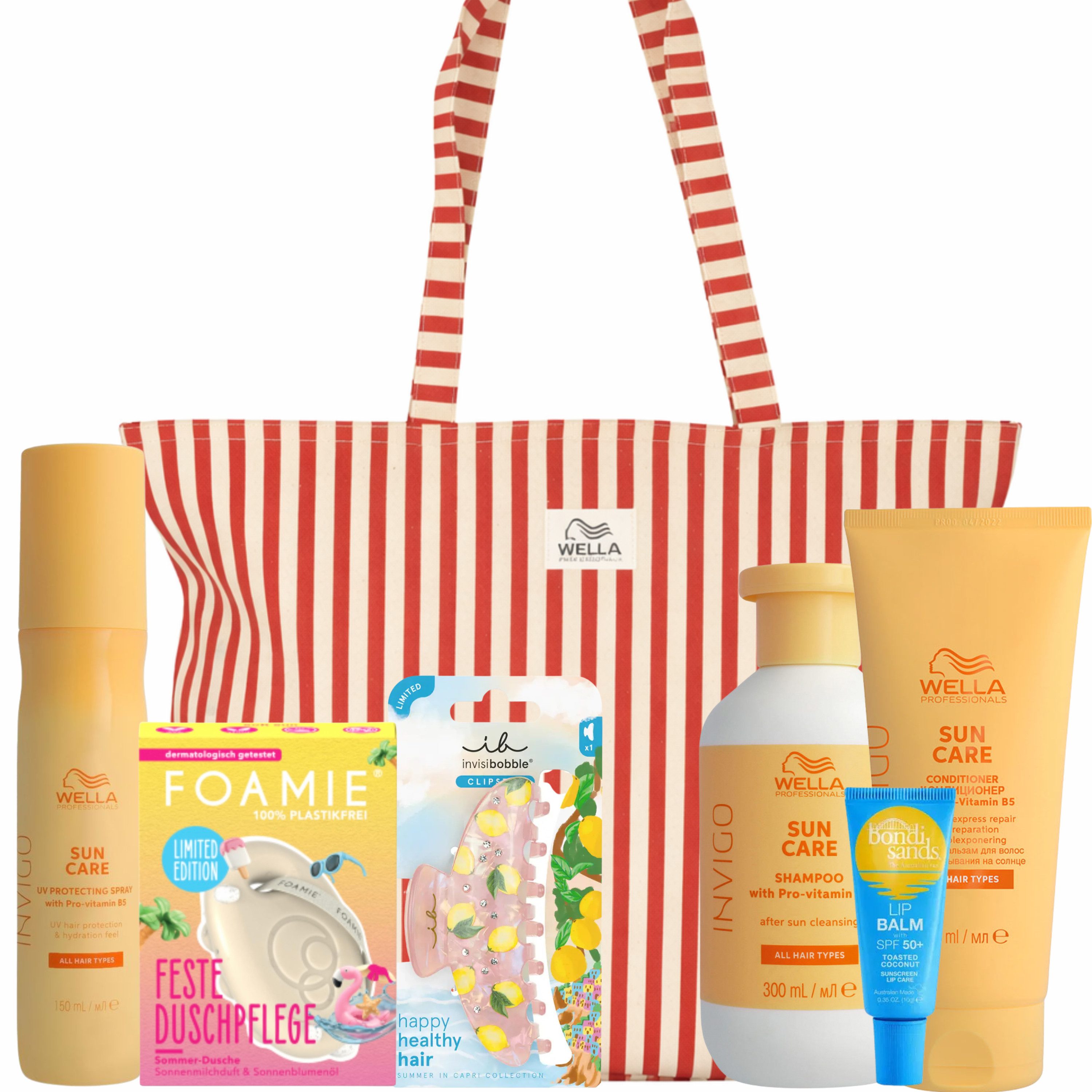 Wella Professionals Haarpflege-Set Summer Essentials Set – Rundum Pflege für sonnige Tage, 7-tlg., Sonnenschutz