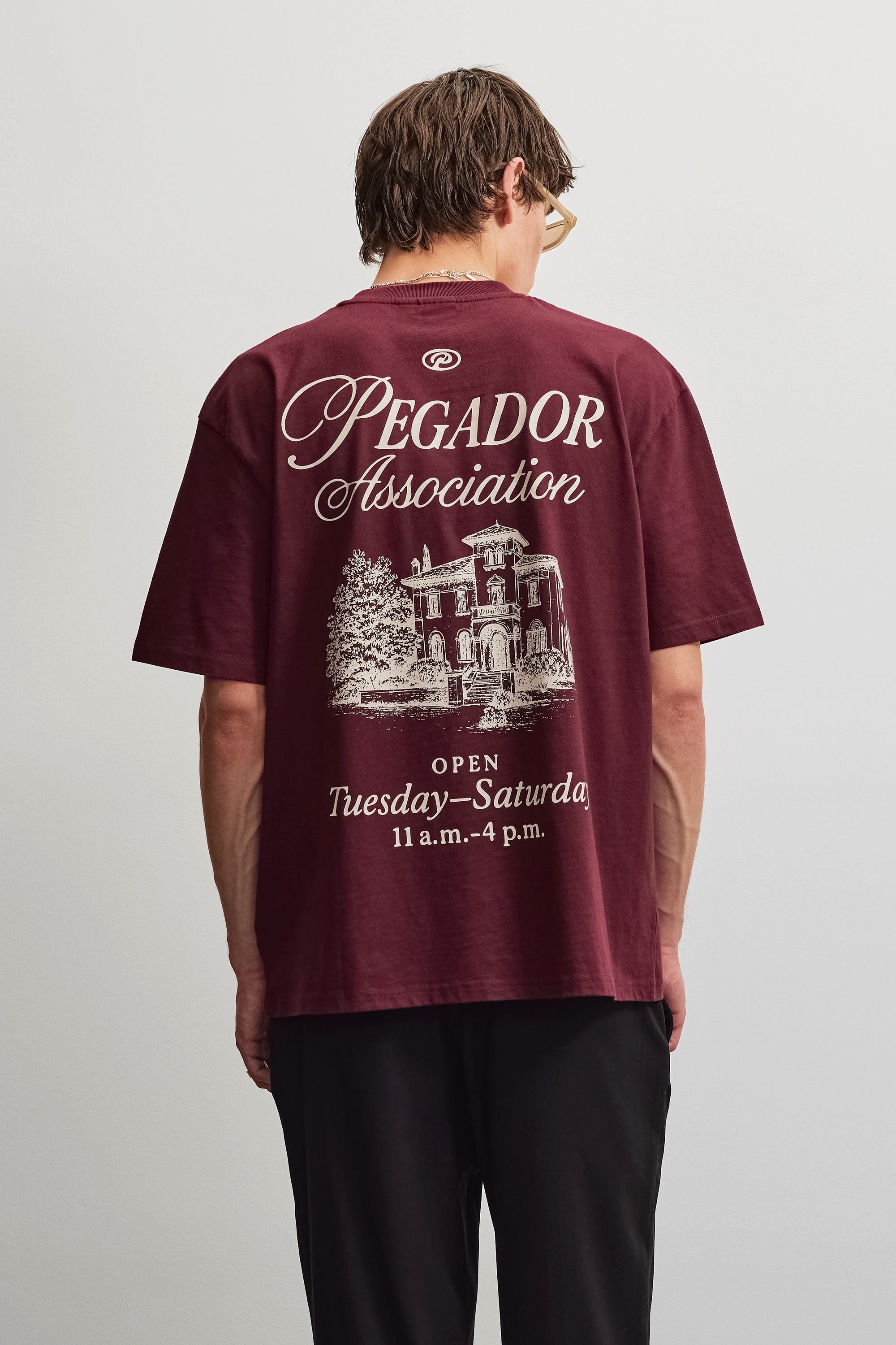 PEGADOR T-Shirt Carloforte Oversized Tee Baumwolle, oversize – Bild 4 von 5