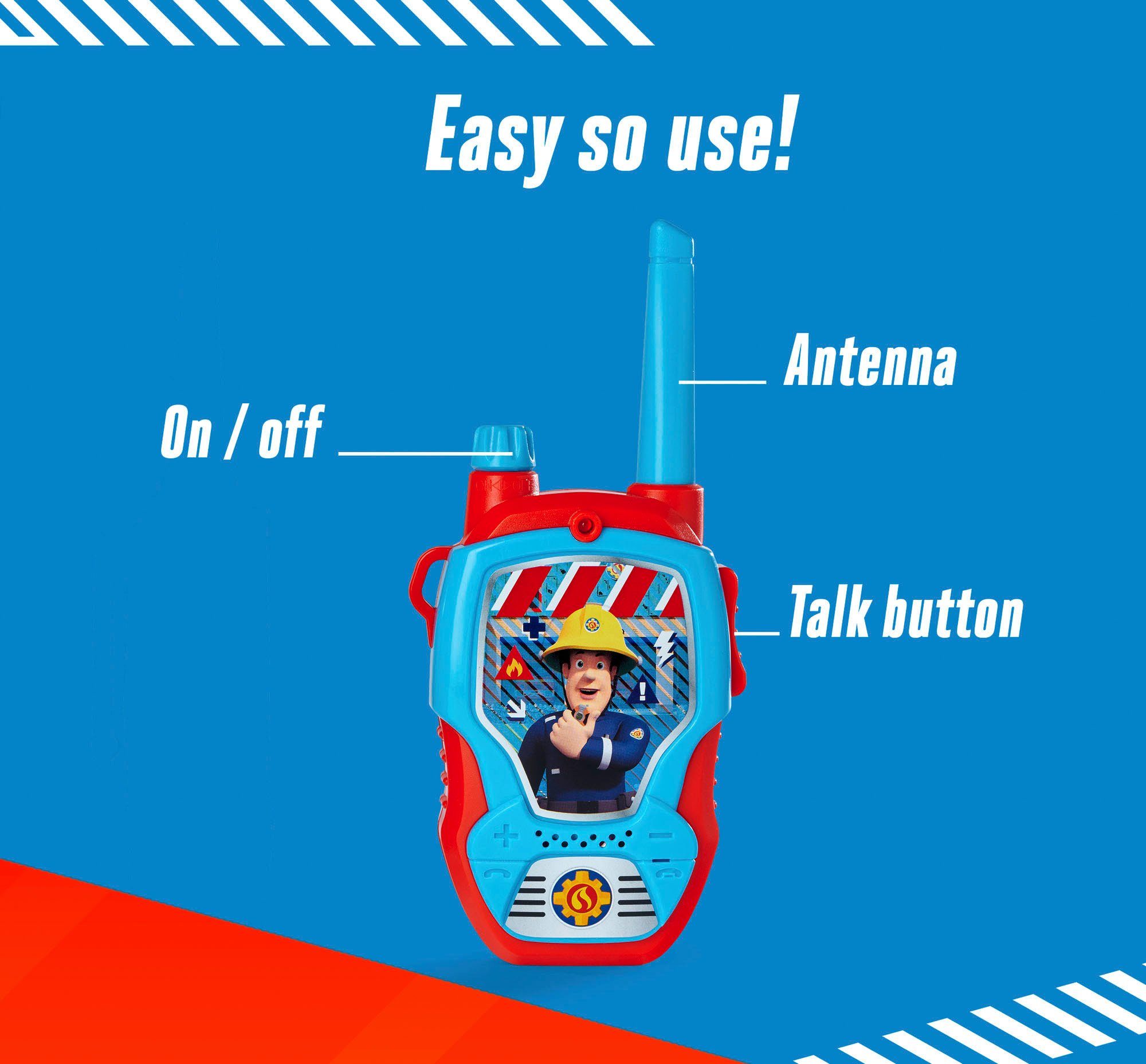 JADA Walkie Talkie Feuerwehrmann Sam