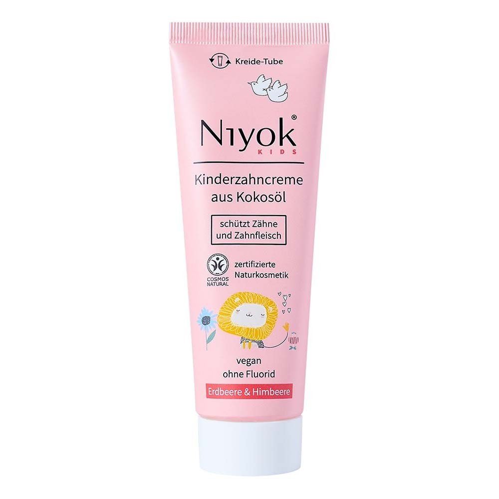 Niyok Zahnpasta Zahncreme - Kids Erdbeere & Himbeere 75ml