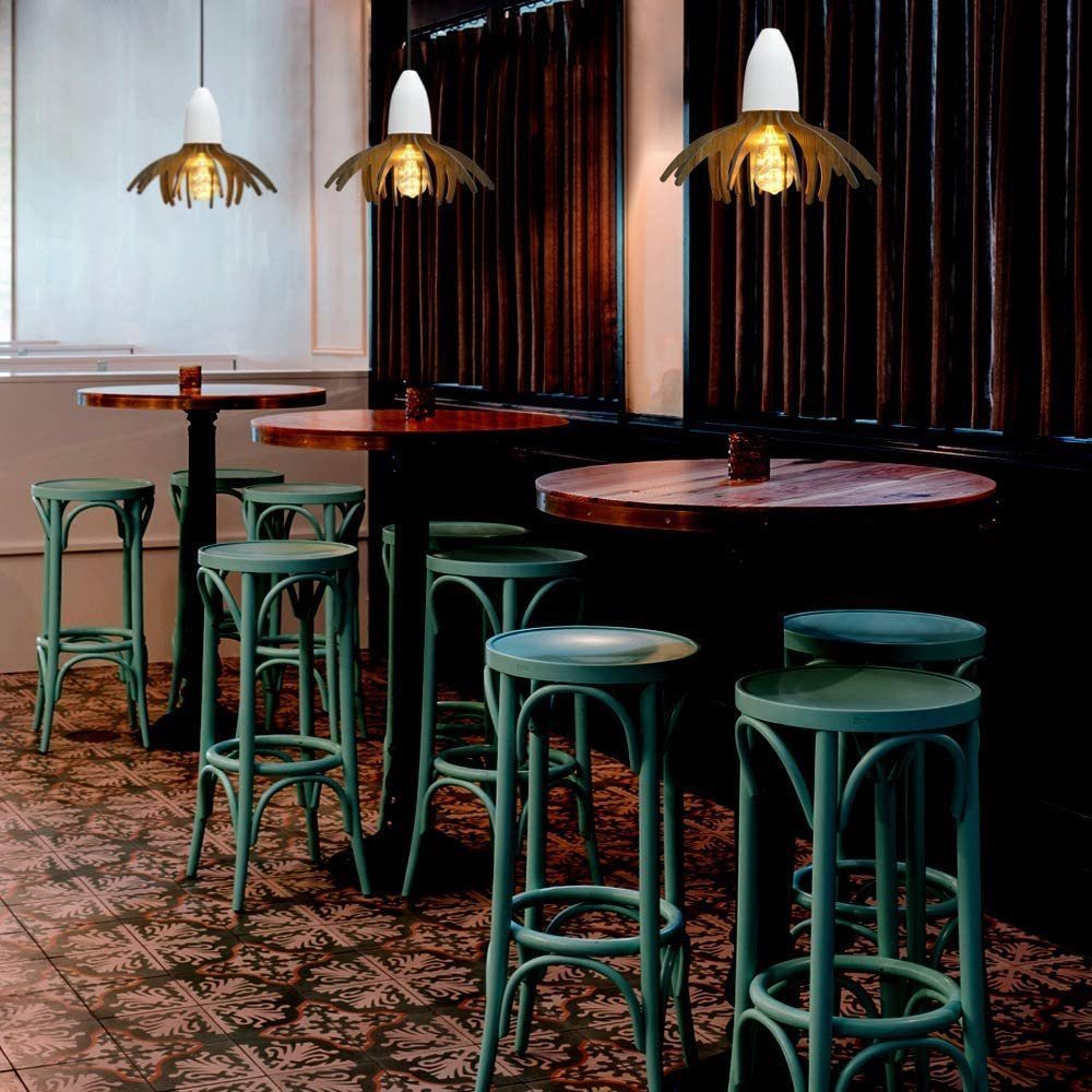 Pendelleuchte Bar, wechselbar Hängeleuchte Wohnzimmer LED Beton LED für ZMH Retro Restaurant