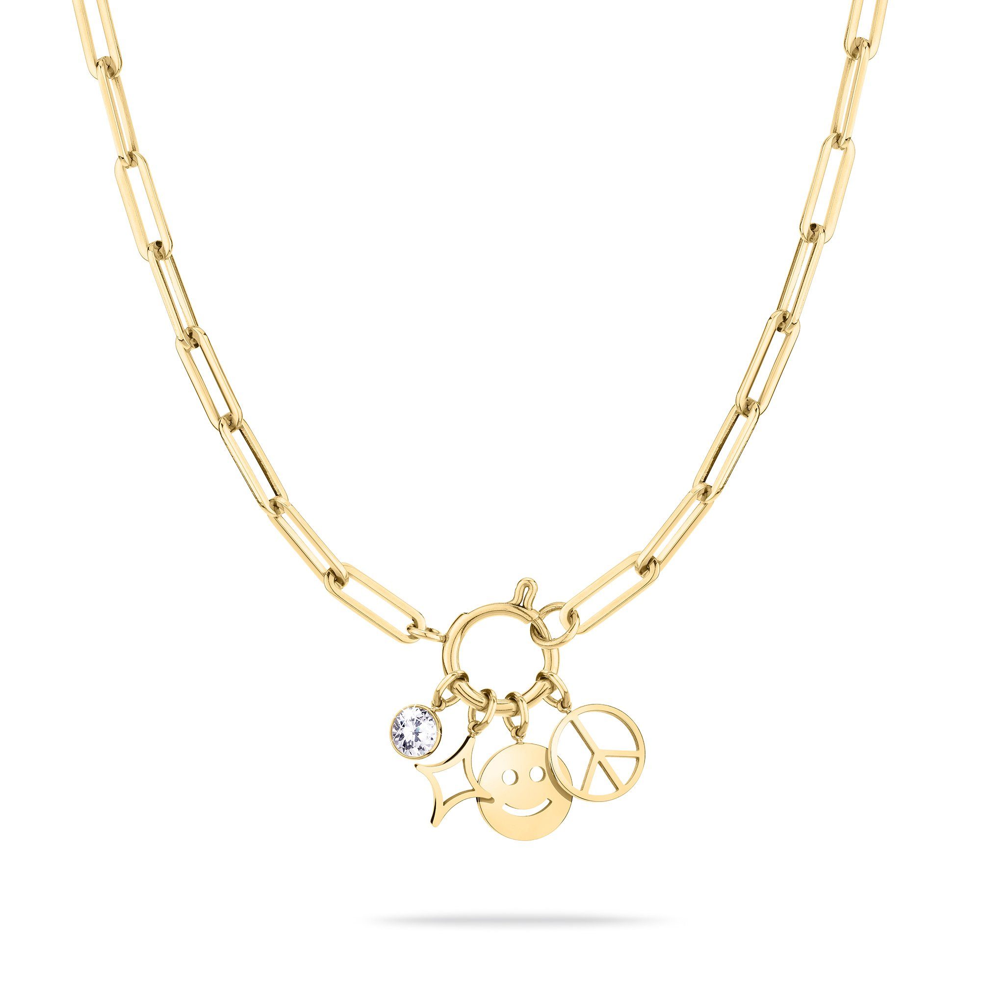 Tamaris Edelstahlkette Edelstahl goldfar...