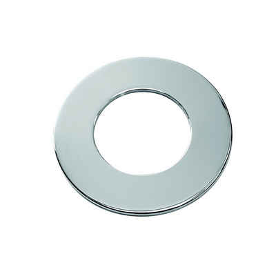 PROKIRA Badarmatur rundplatte für Armaturen Innen-Außendurchmesser 35 zu 65 mm / Chrom
