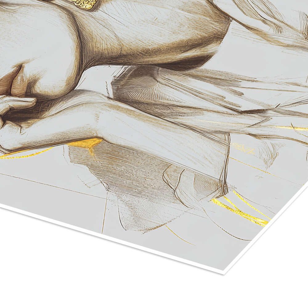 Posterlounge Wandbild Frida Kahlo verträumt, DejaReve, erhältlich als Poster, Leinwandbild, Wandsticker oder Acrylglasbild