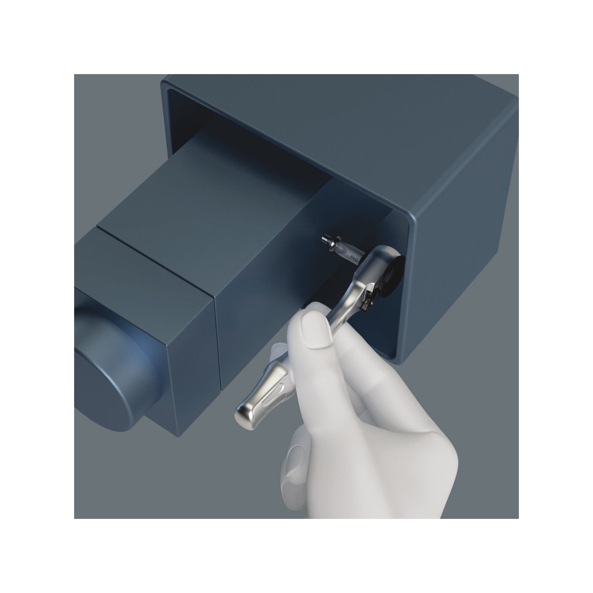 Wera Ratsche Wera 8001 A Bit-Ratsche 1/4" SB mit 1/4"-Antrieb
