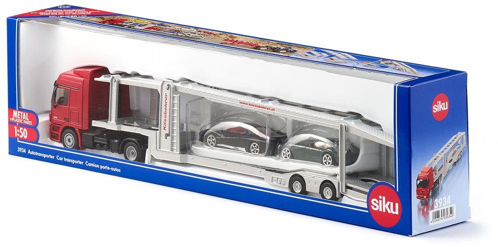 2 inkl. Autotransporter SIKU Spielzeugautos Siku (3934), Super, Spielzeug-LKW