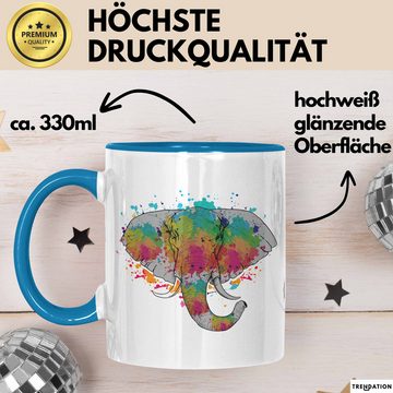 Trendation Tasse Elefant Tasse Geschenk Für Elefanten-Liebhaber Geschenkidee Elefant Fa