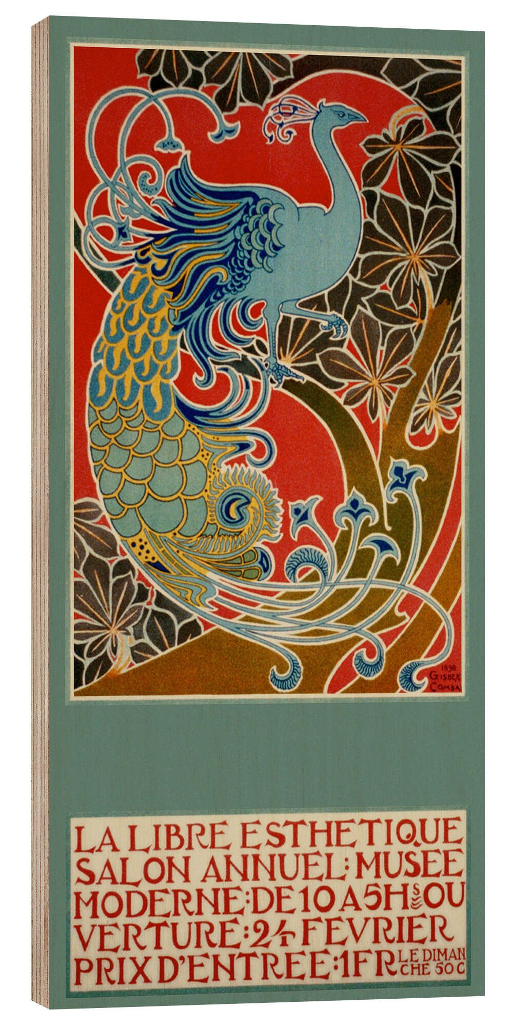 Posterlounge Wandbild La Libre Esthétique Salon Annuel, Gisbert Combaz, erhältlich als Poster, Leinwandbild, Wandsticker oder Acrylglasbild