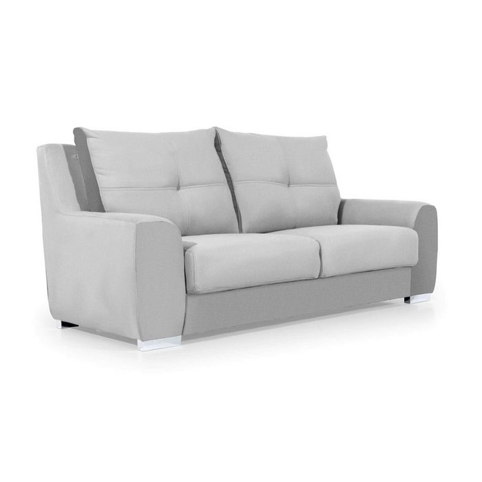Stylefy Polstergarnitur Bastia (Set (2-tlg) Couchgarnitur) bestehend aus 2x2-Sitzer Sofa Modern Design mit Relaxfunktion frei im Raum stellbar