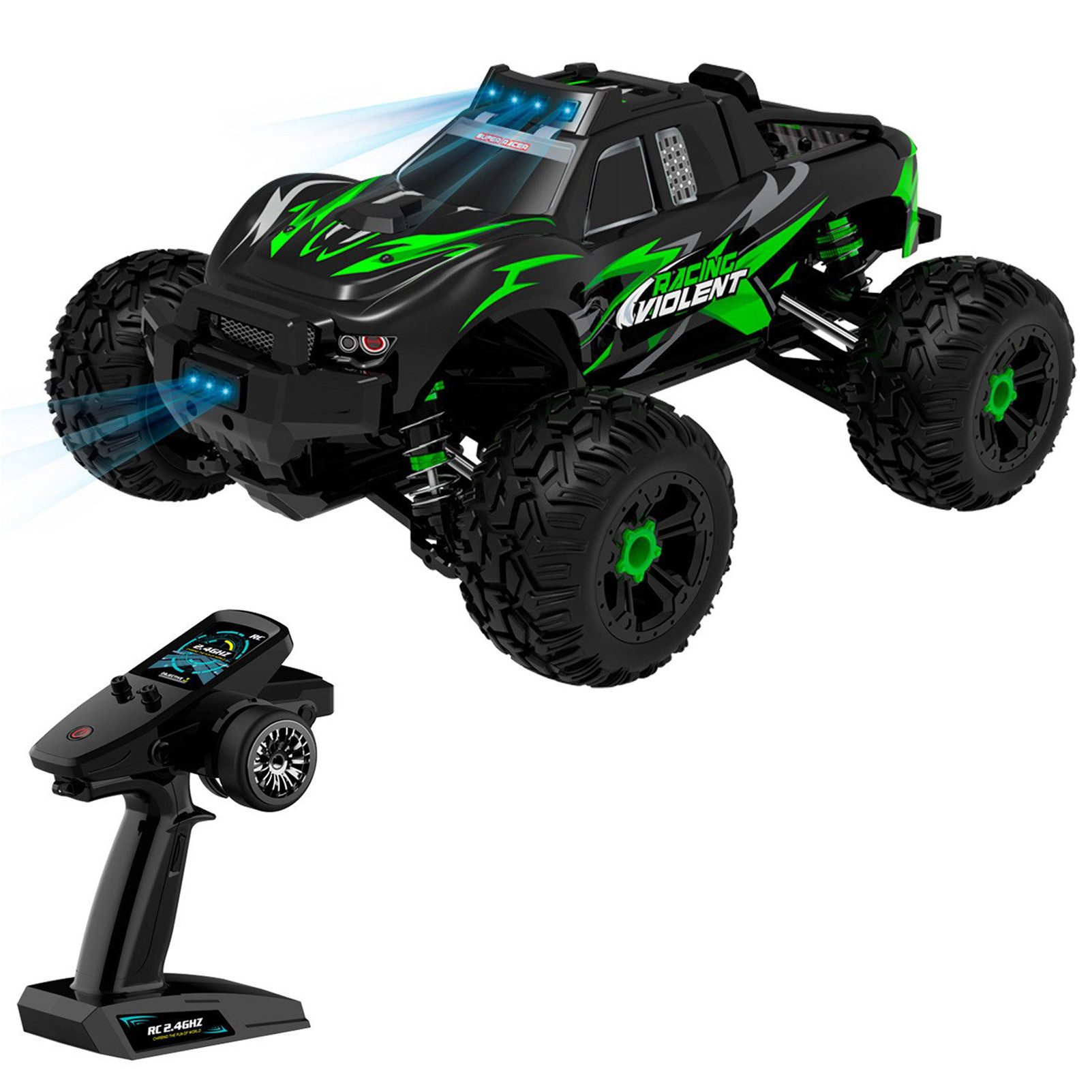 Esun RC Auto Ferngesteuertes Auto 1 16 RC Auto Offroad 40km h All Terrain RC Car Set Komplettset 2 4 GHz Fernsteuerung Auto fur Erwachsene und