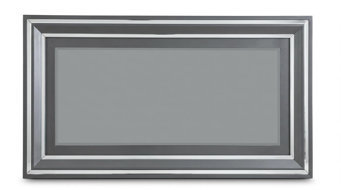 Xlmoebel Wandspiegel Moderner silberner Spiegel für das Wohnzimmer, praktisch und, Made in Europa