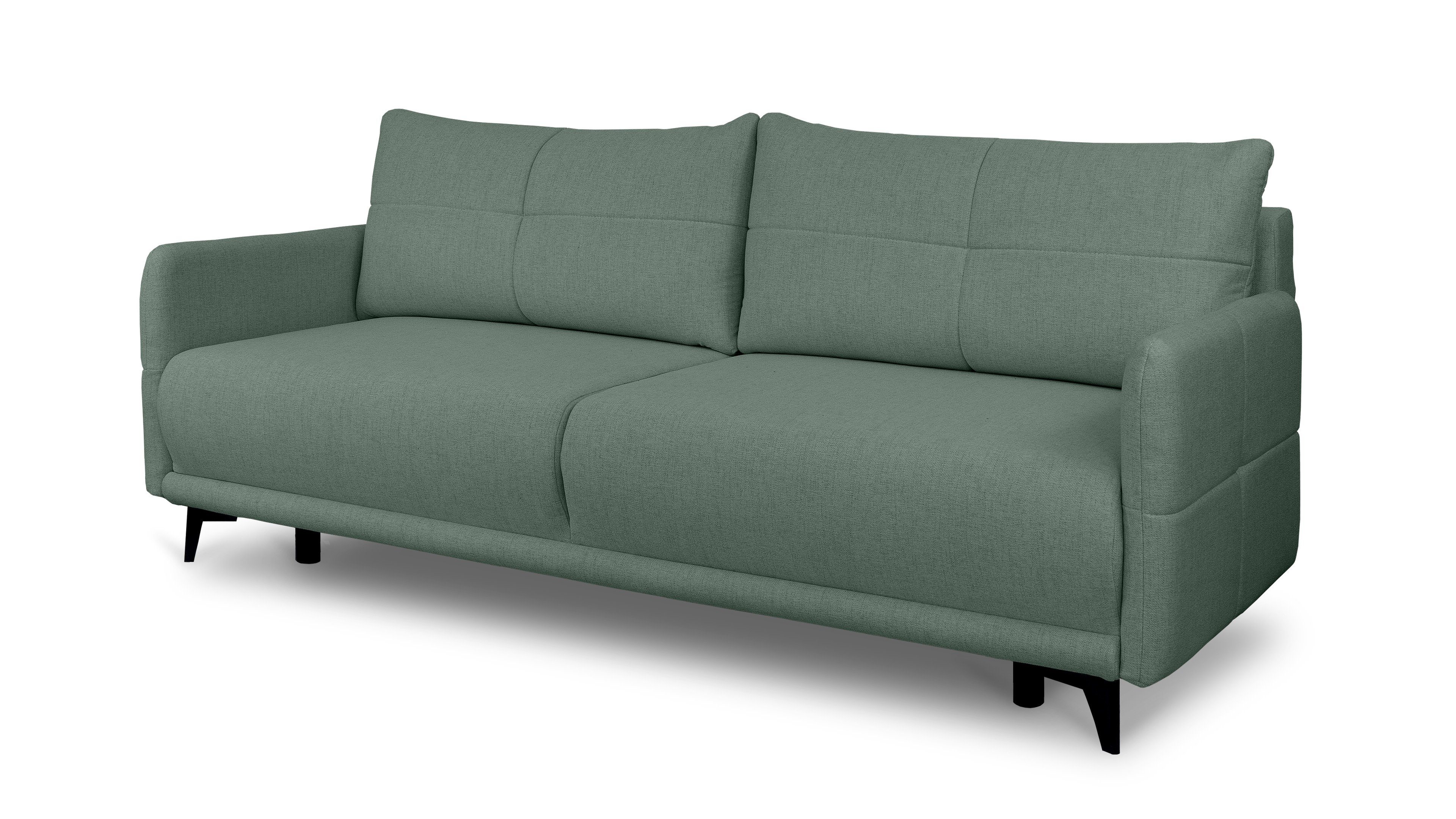 Siblo 3-Sitzer Liris, Modernes Sofa mit Bettkasten, Sofa mit Schlaffunktion Neve 34