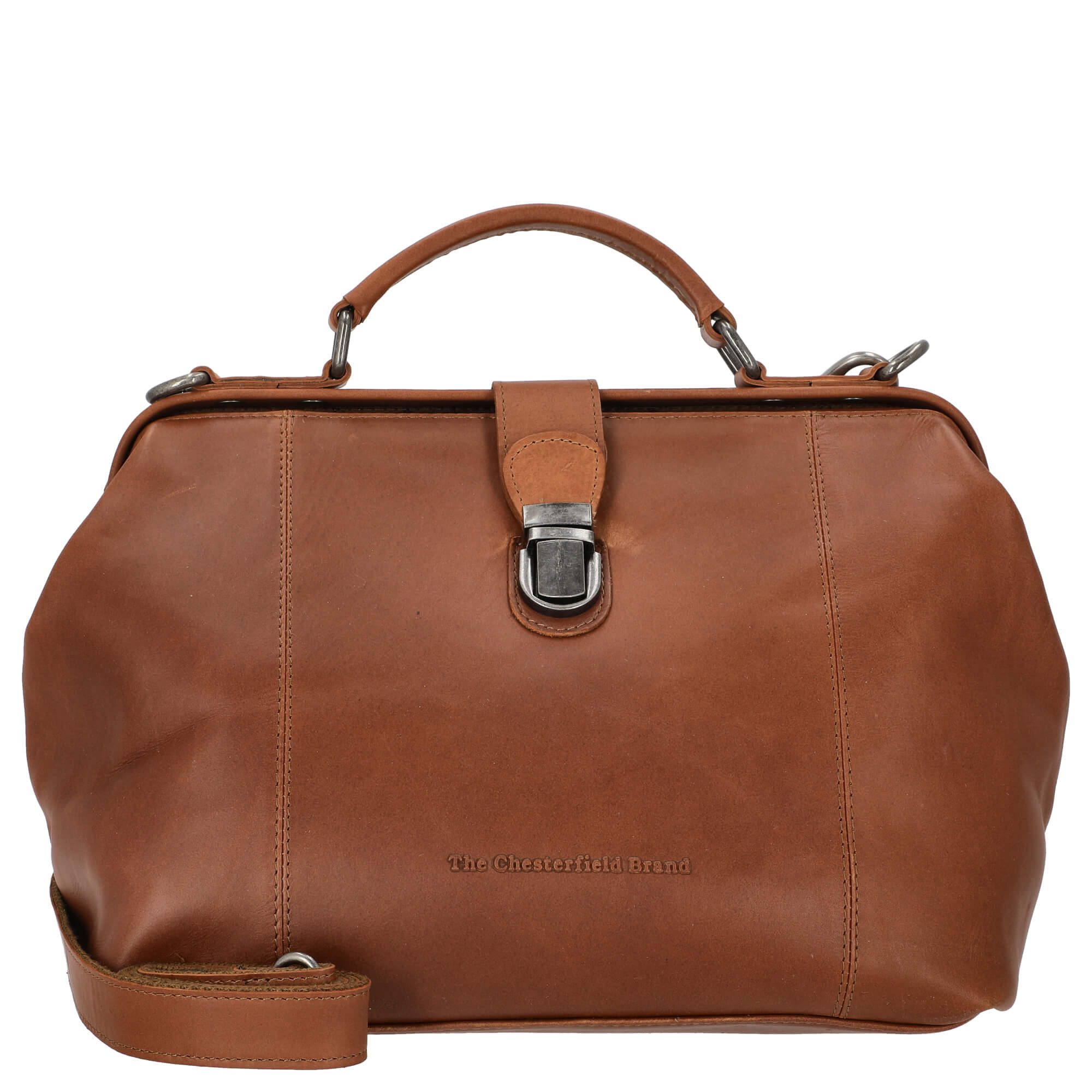 Umhängetasche Shaun - Umhängetasche Leder 32 cm (cognac)