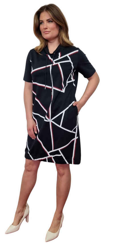 Estefania for woman Shirtkleid in edlen Design mit elastischen Saum und Taschen