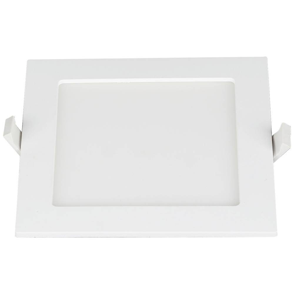 HEITRONIC LED Einbauleuchte LED Einbaudownlight LE MANS quadratisch 12W 165x165x32 mm 501381, Dimmbar