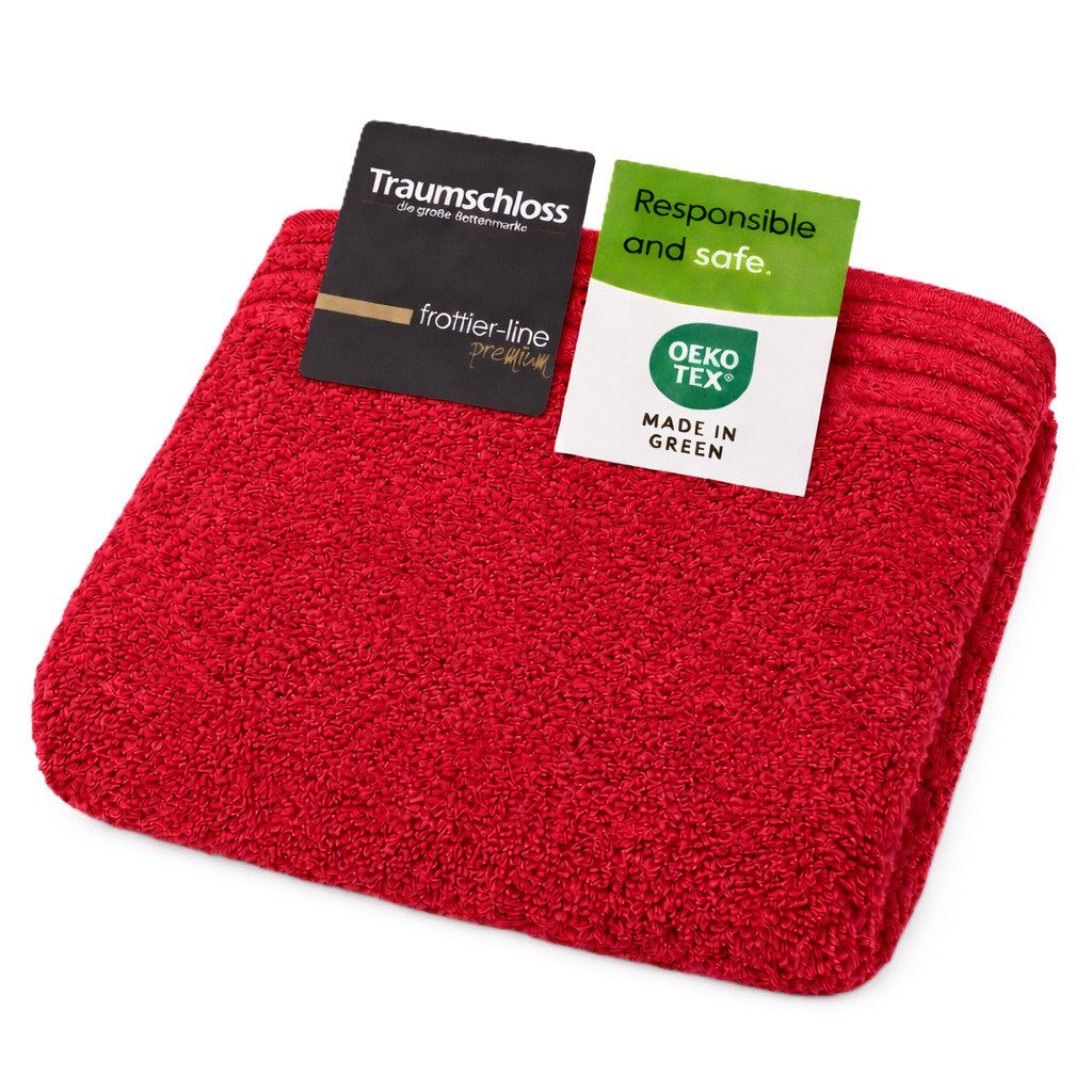 Traumschloss Handtuch Premium-Line, Frottier (1-St), 100% ägäische Baumwolle mit 600g/m²