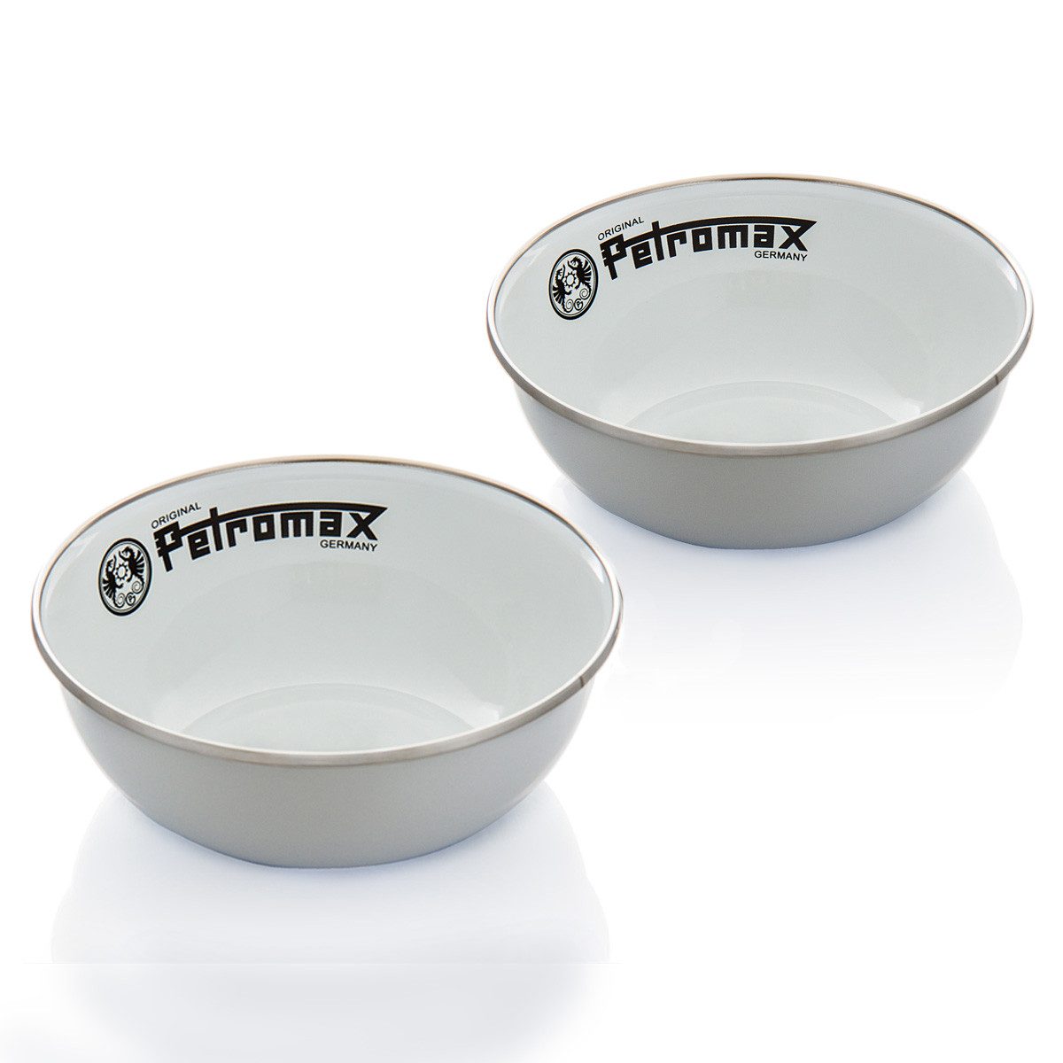 Petromax Schüssel Petromax Emaille Schale Schüssel Outdoor Geschirr Camping 600ml 2Stück, Emaille, (2-tlg)
