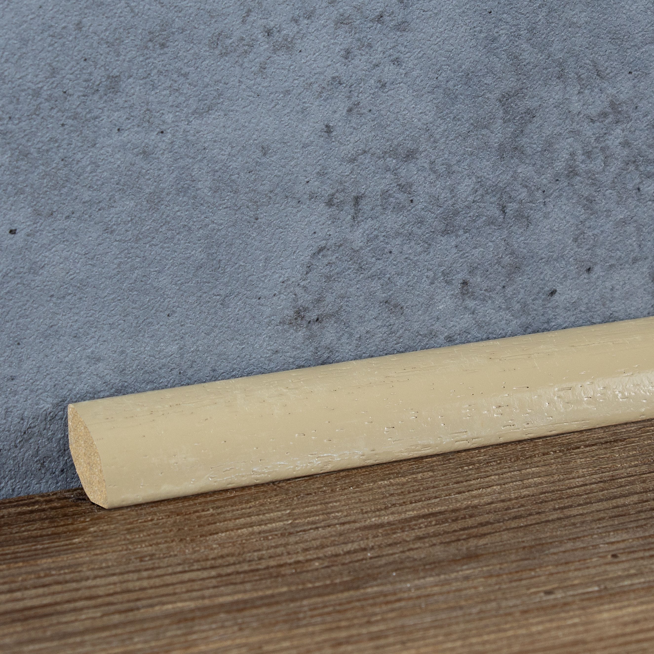 PROVISTON Sockelleiste 14 x 14 x 2000 mm Viertelstableiste Massivholz Beige by PROVISTON, Spar-Set, 10-St.